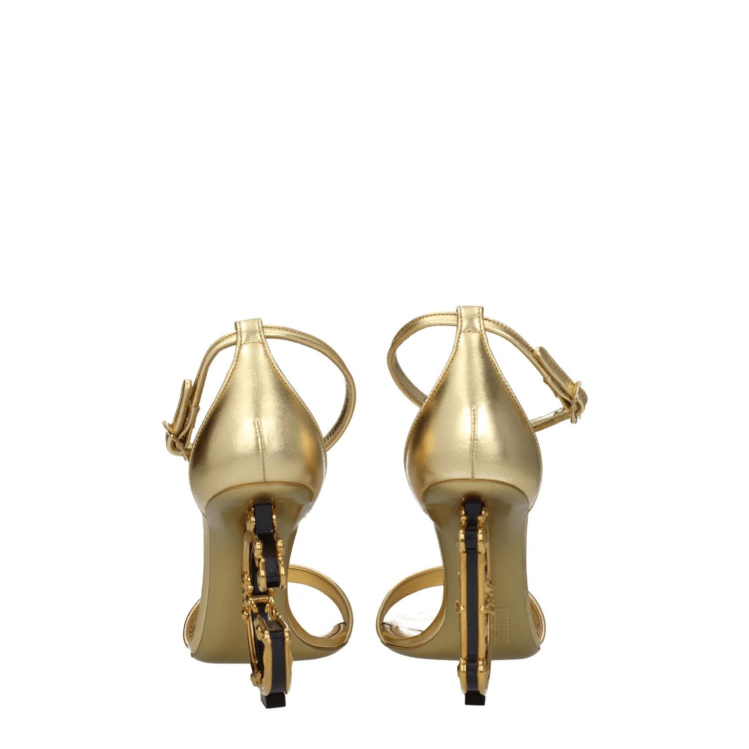 Dolce & Gabbana ob1o1e1124 Leather Sandals in Gold Size US 6 / IT 36 - 5 Thumbnail