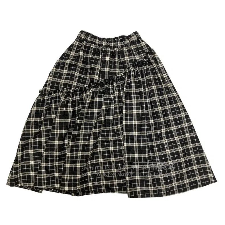 Comme des Garcons Comme Des Garcons size XS Wool checkered skirt Size 23" - 2 Thumbnail