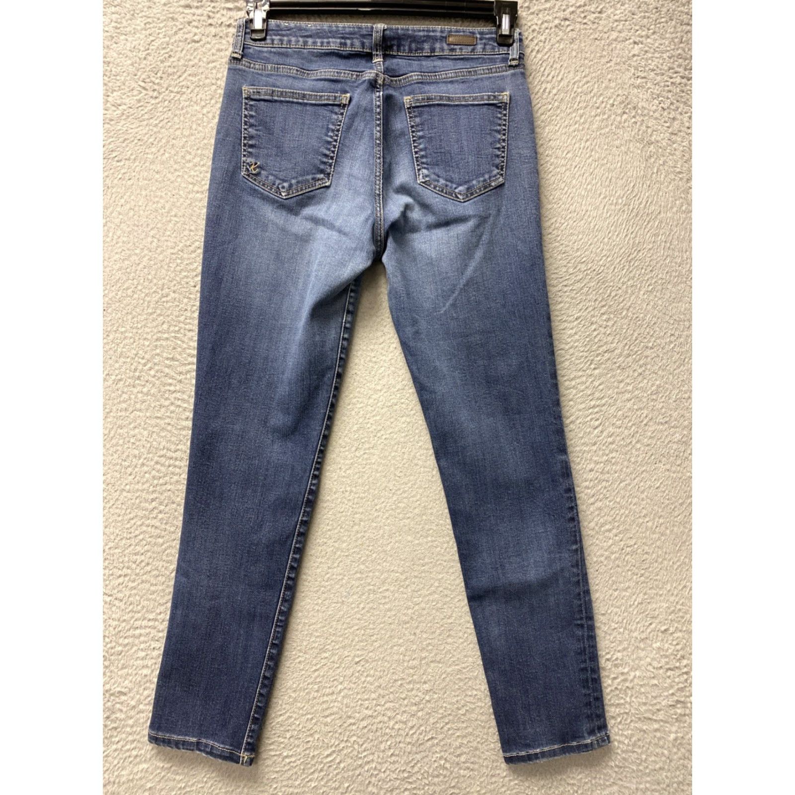 Vintage Kut from the Kloth Jeans Women 8 Blue Straight Stretch Denim 30x28 Regular Womens Size 30" / US 8 / IT 44 - 7 Thumbnail