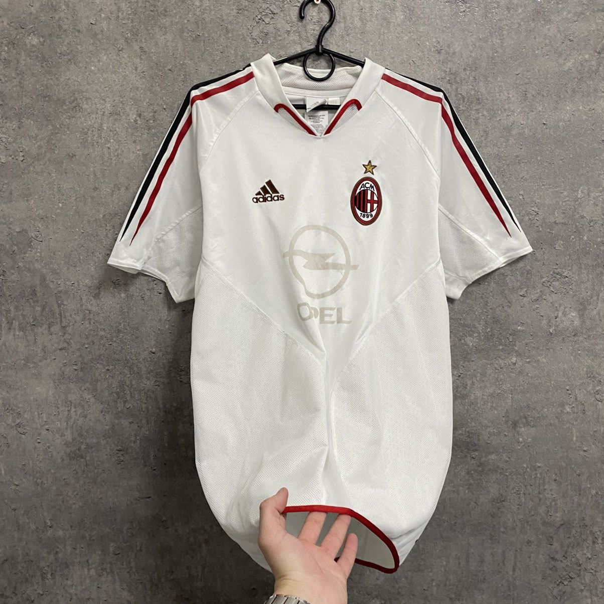 Adidas Vintage Adidas Milan 2004/2005 Football Shirt Soccer Jersey Size US S / EU 44-46 / 1 - 2 Thumbnail