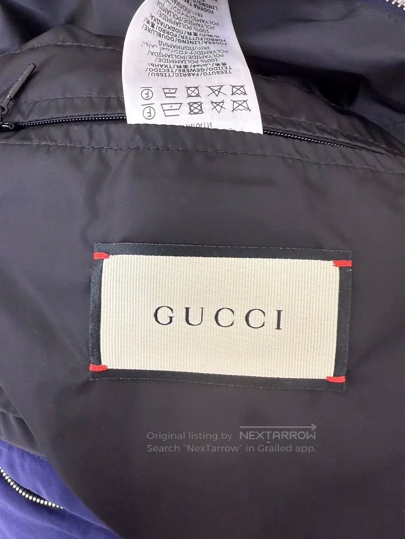 Gucci Gucci Old flower dark pattern goose down jacket Size US M / EU 48-50 / 2 - 7 Thumbnail