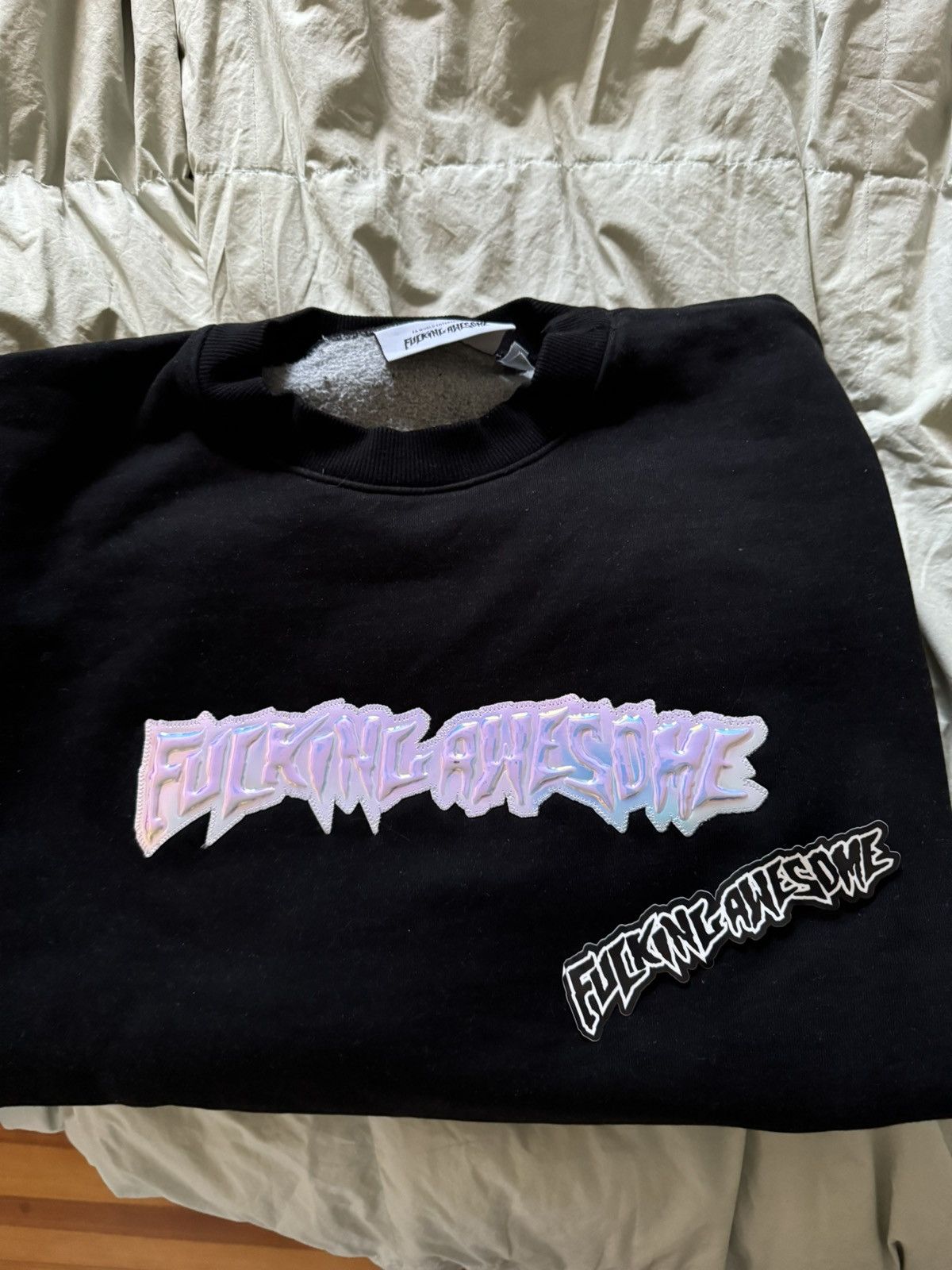 Fucking Awesome FUCKING AWESOME REFLECTIVE LOGO CREWNECK SIZE XL Size US L / EU 52-54 / 3 - 2 Thumbnail