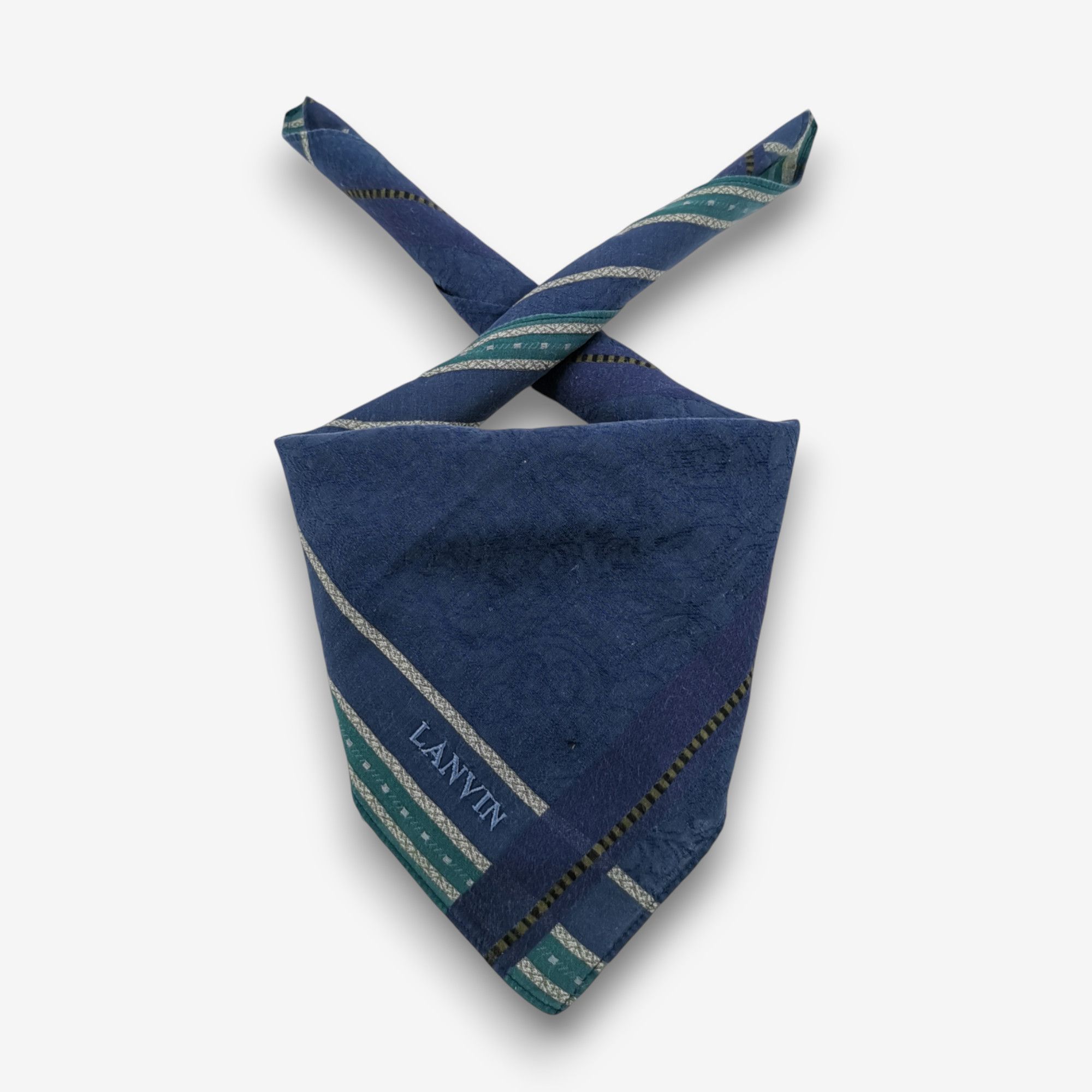 Lanvin Vintage Lanvin Handkerchief Pocket Square Bandana Size ONE SIZE - 1 Thumbnail