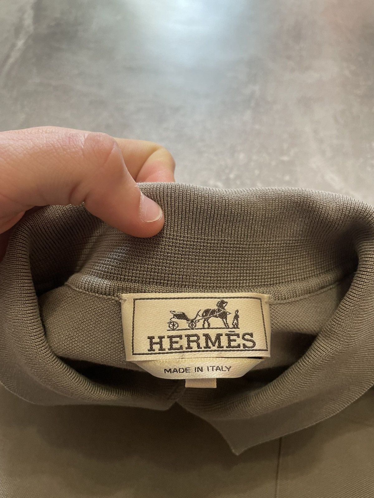 Hermes Vintage Hemes Polo Shirt Size US XXL / EU 58 / 5 - 8 Thumbnail