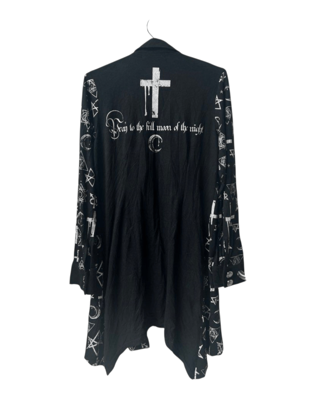 Japanese Brand Sexpot Revenge Punk Bondage Cross Long Blazer Size M / US 6-8 / IT 42-44 - 3 Thumbnail