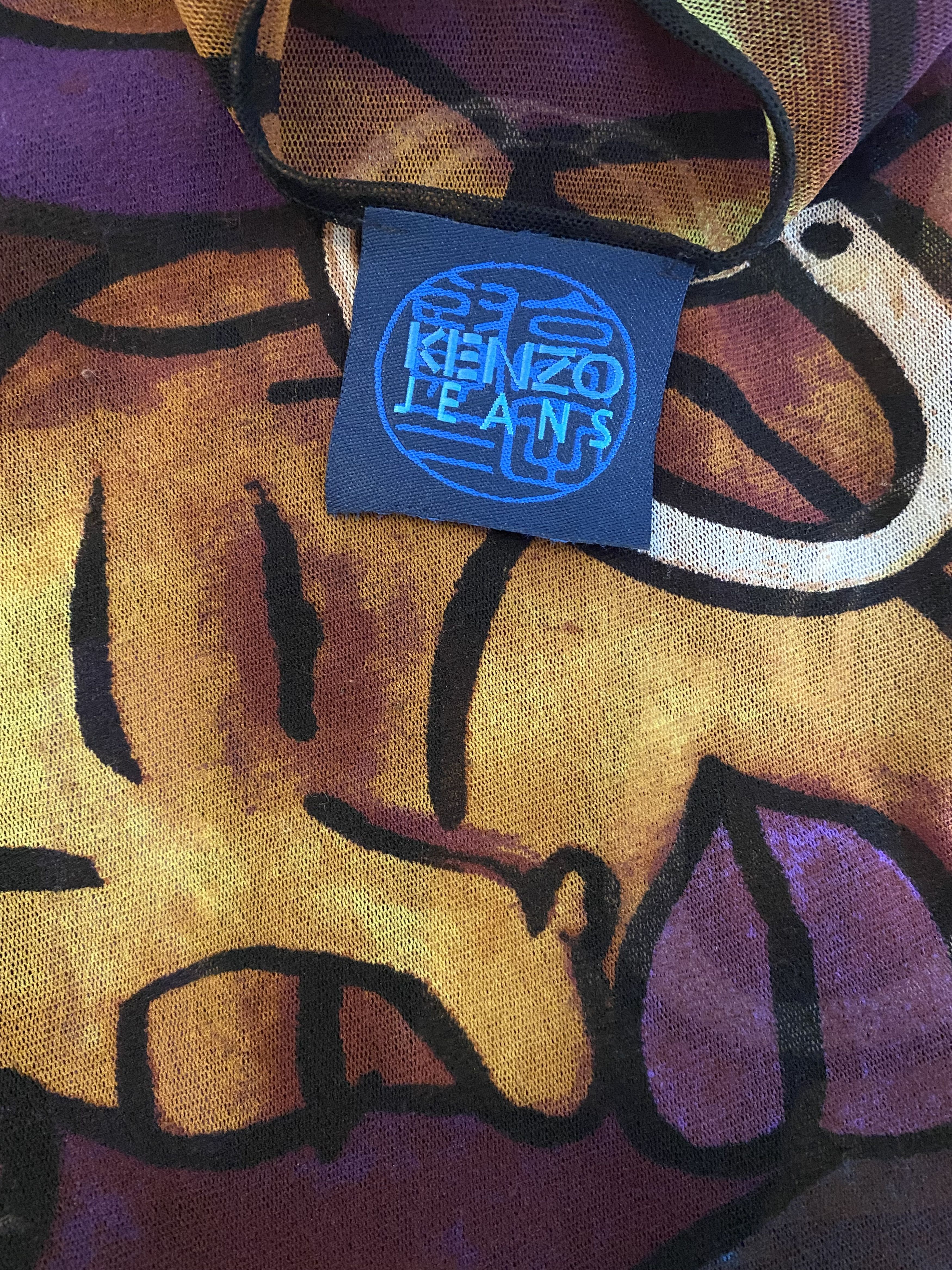 Kenzo Kenzo African Mesh Maxi Dress Transparent Small Medium Large Size L / US 10 / IT 46 - 11 Thumbnail