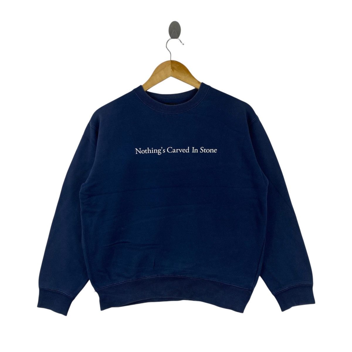 Band Tees Nothing's Carved In Stone Japan Rock Band Sweatshirt Navy M Size US M / EU 48-50 / 2 - 1 Thumbnail