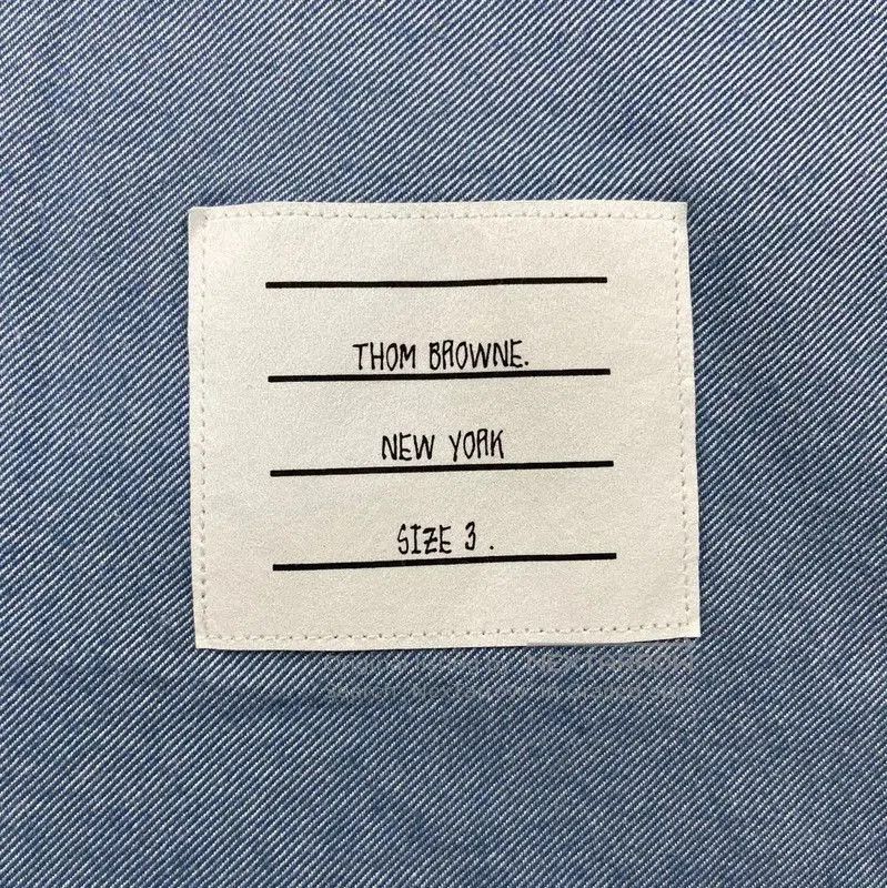 Thom Browne Thom Browne Light Blue Cotton Women's Shirt . Size XL / US 12-14 / IT 48-50 - 4 Thumbnail