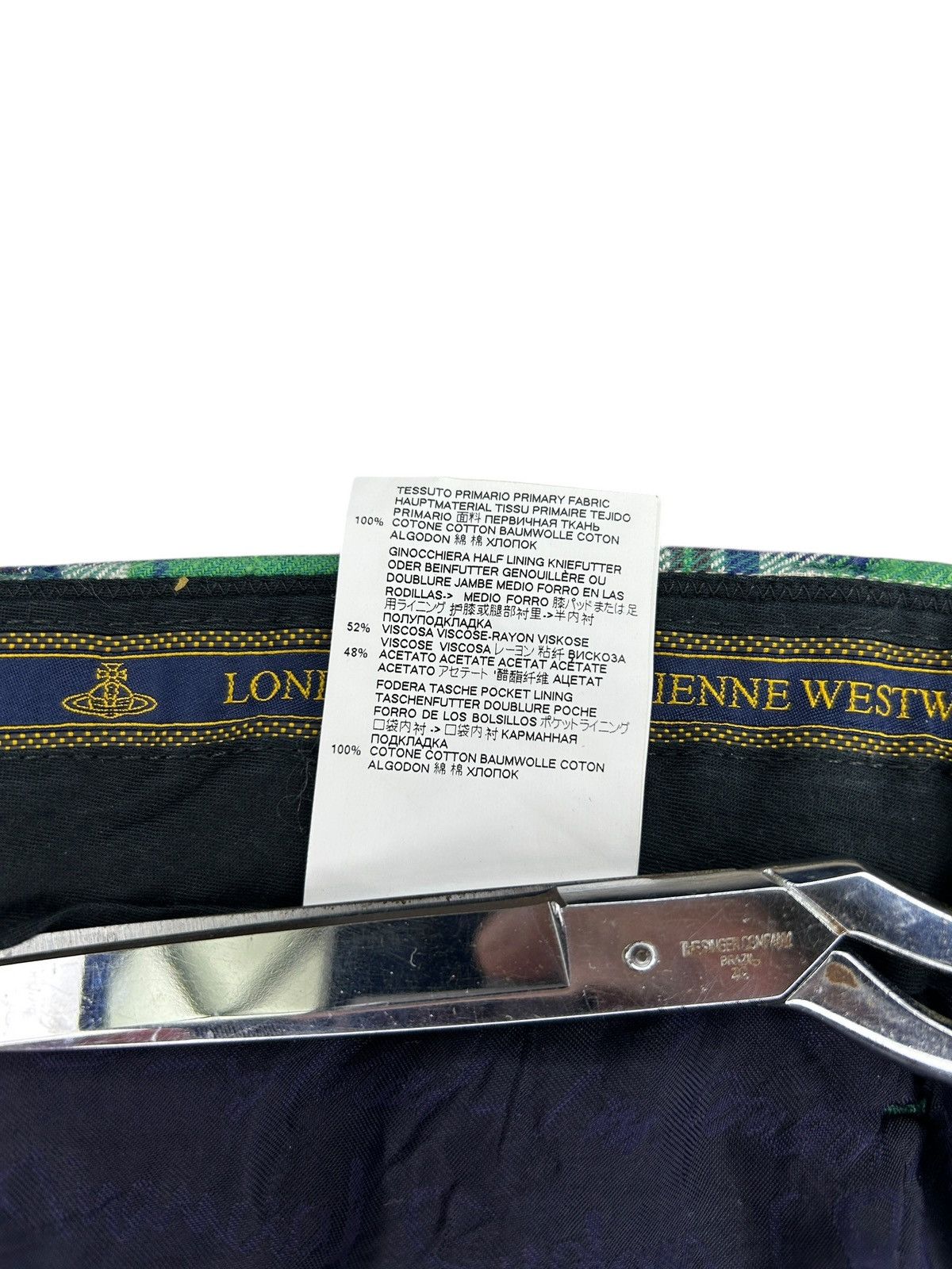 Vivienne Westwood S/S 19 Tartan Trousers Size US 32 / EU 48 - 8 Thumbnail