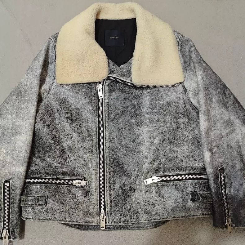 Undercover undercover 17aw Cracked leather jacket-2506 Size US M / EU 48-50 / 2 - 8 Thumbnail
