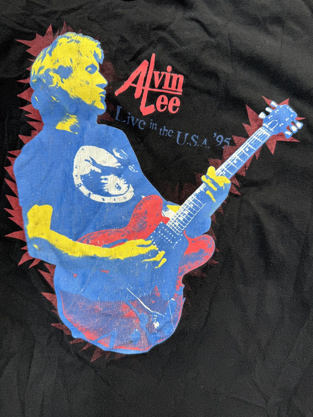 Band Tees Rare Vtg Alvin Lee Tour shirt Size US XL / EU 56 / 4 - 2 Thumbnail