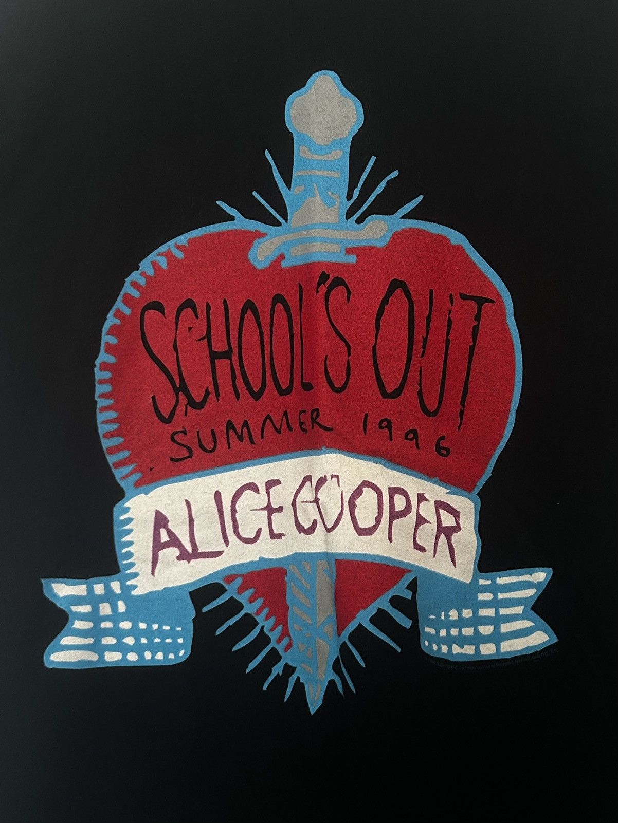 Vintage 1996 Alice Cooper Tour Tee Size US L / EU 52-54 / 3 - 3 Thumbnail