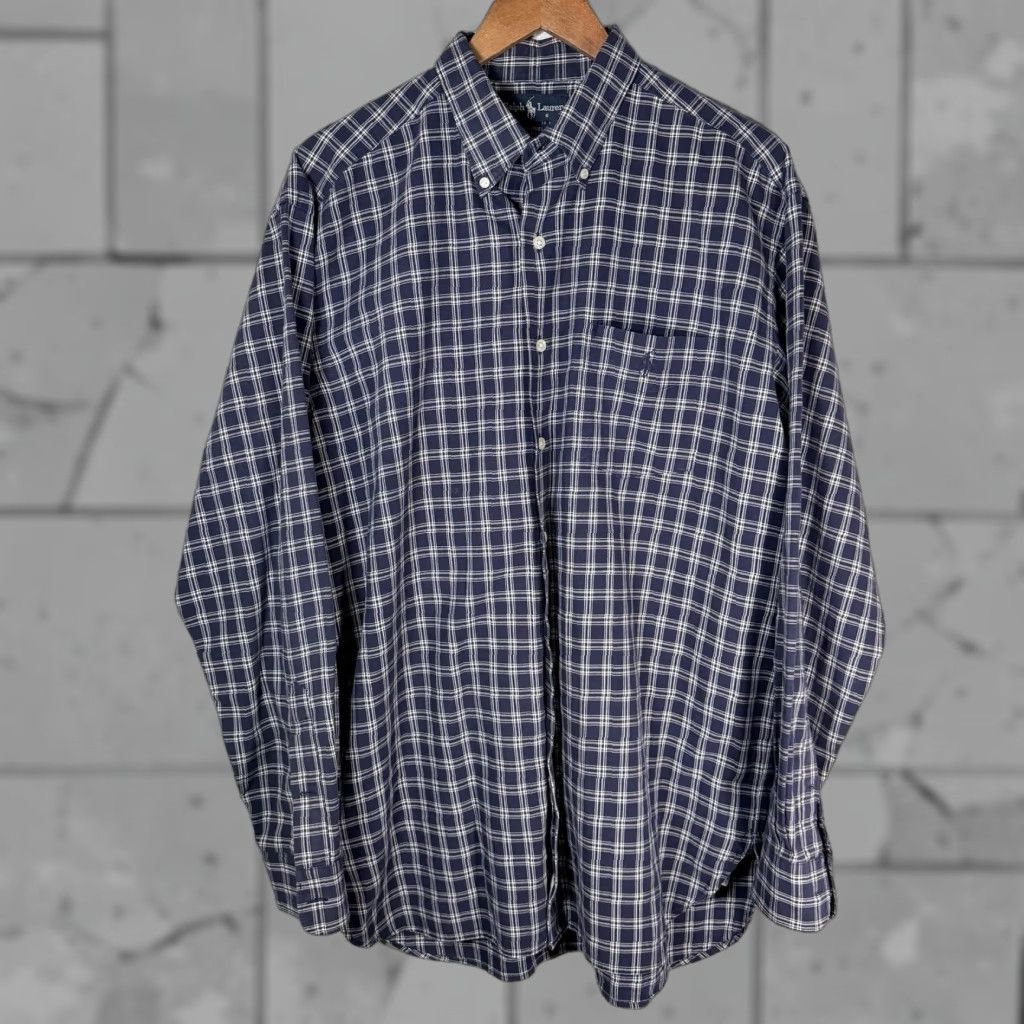 Ralph Lauren Ralph Lauren Plaid Button-Up Long Sleeve Shirt Mens Size L Multicolor Size US L / EU 52-54 / 3 - 1 Thumbnail