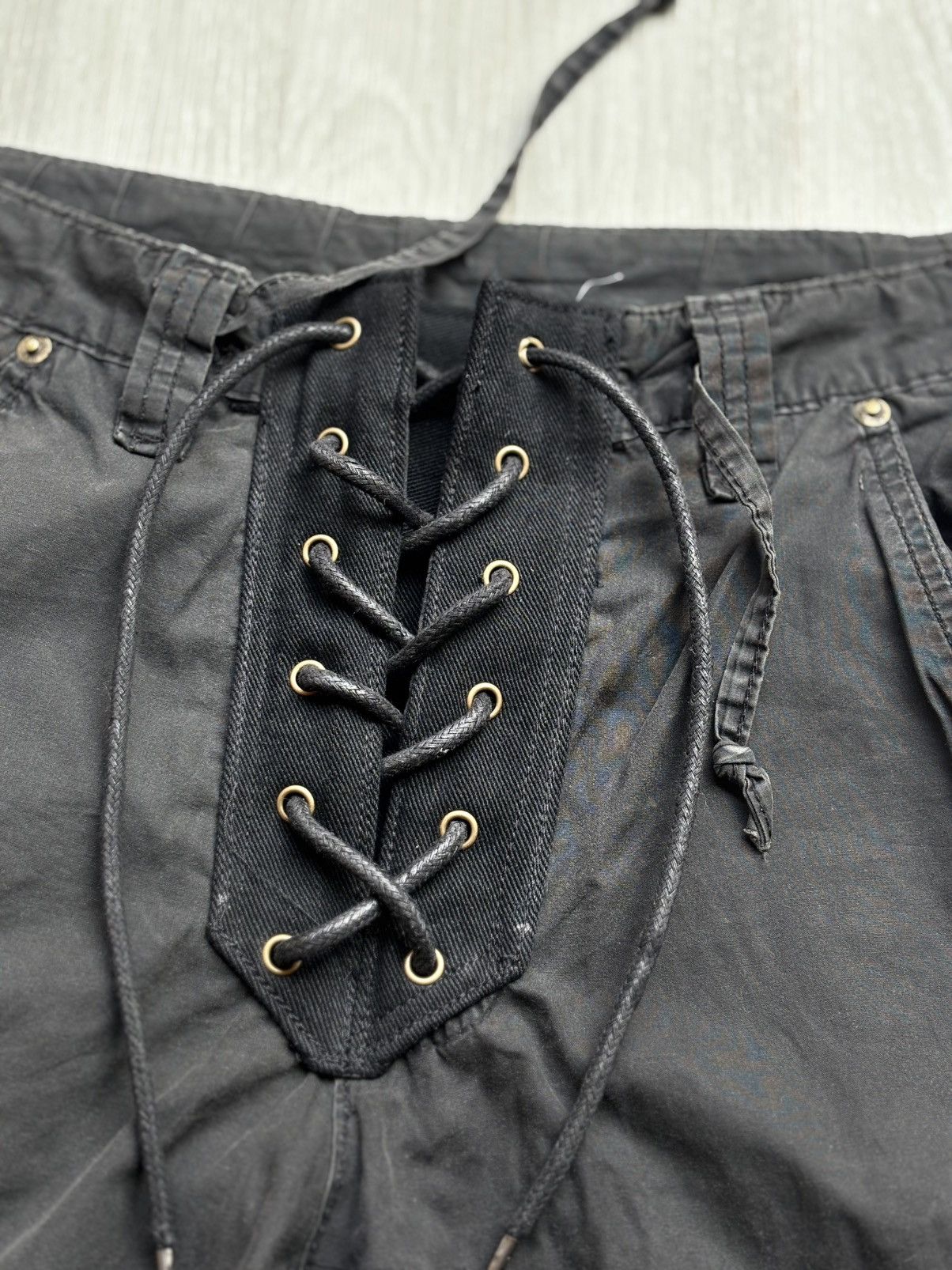 Japanese Brand Vertgarments lace up cargo pants Size US 28 / EU 44 - 3 Thumbnail