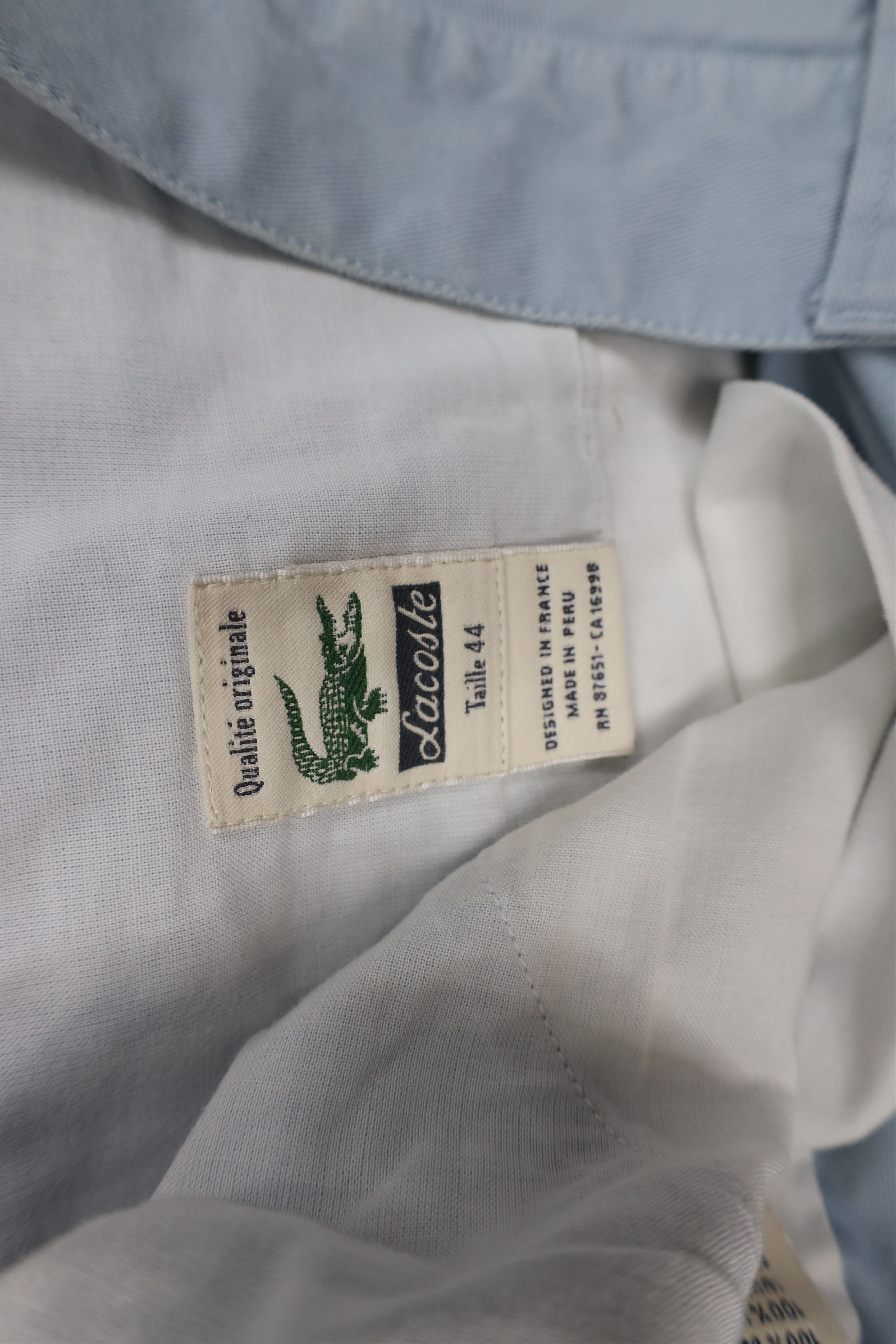 Lacoste Lacoste Croc Logo Above Knee Chino Golf Shorts Blue Size US 44 / EU 60 - 7 Thumbnail