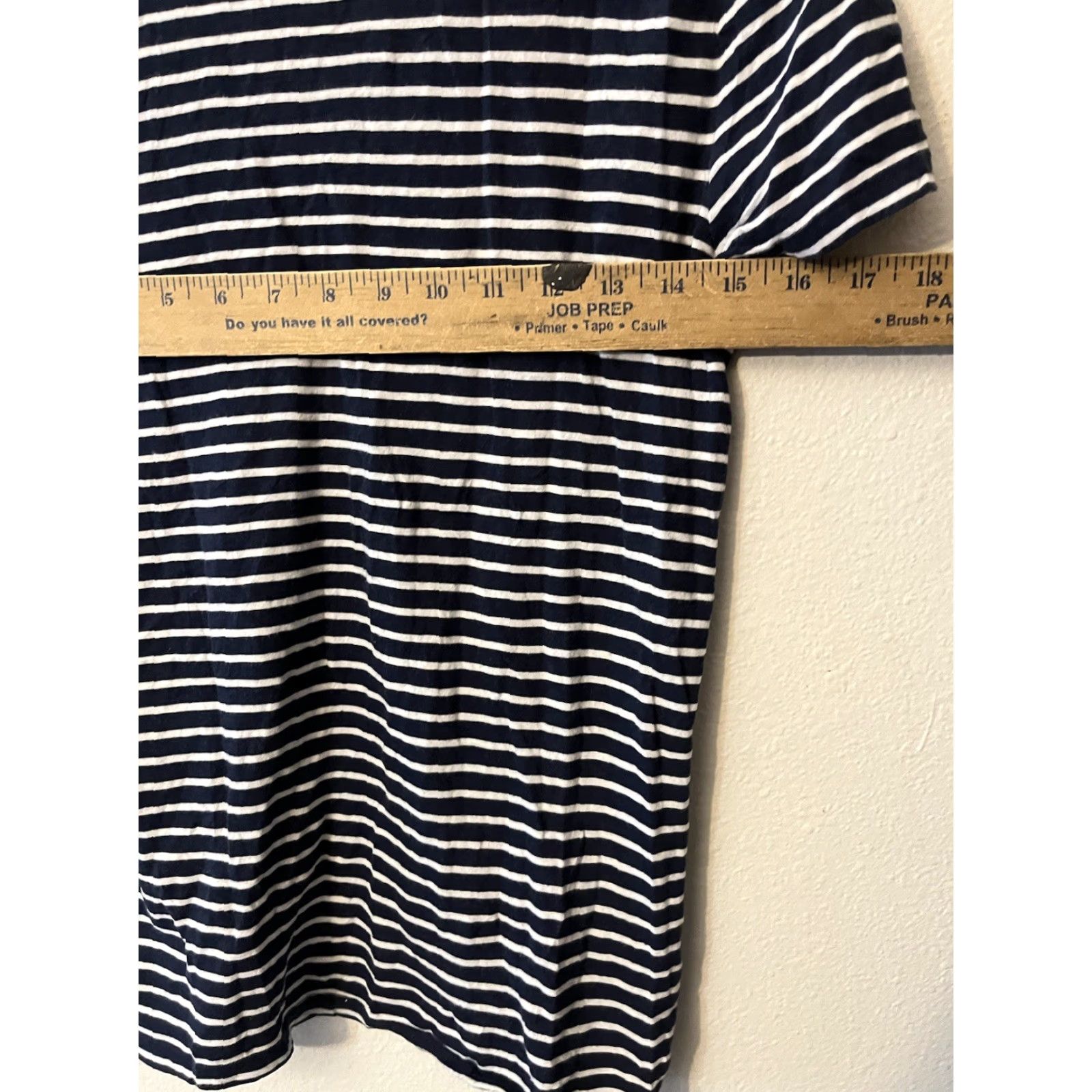 Vintage Gap Factory T-shirt, Favorite Favori Stripe, Blue stripes, Medium, V-neck Size M / US 6-8 / IT 42-44 - 5 Thumbnail