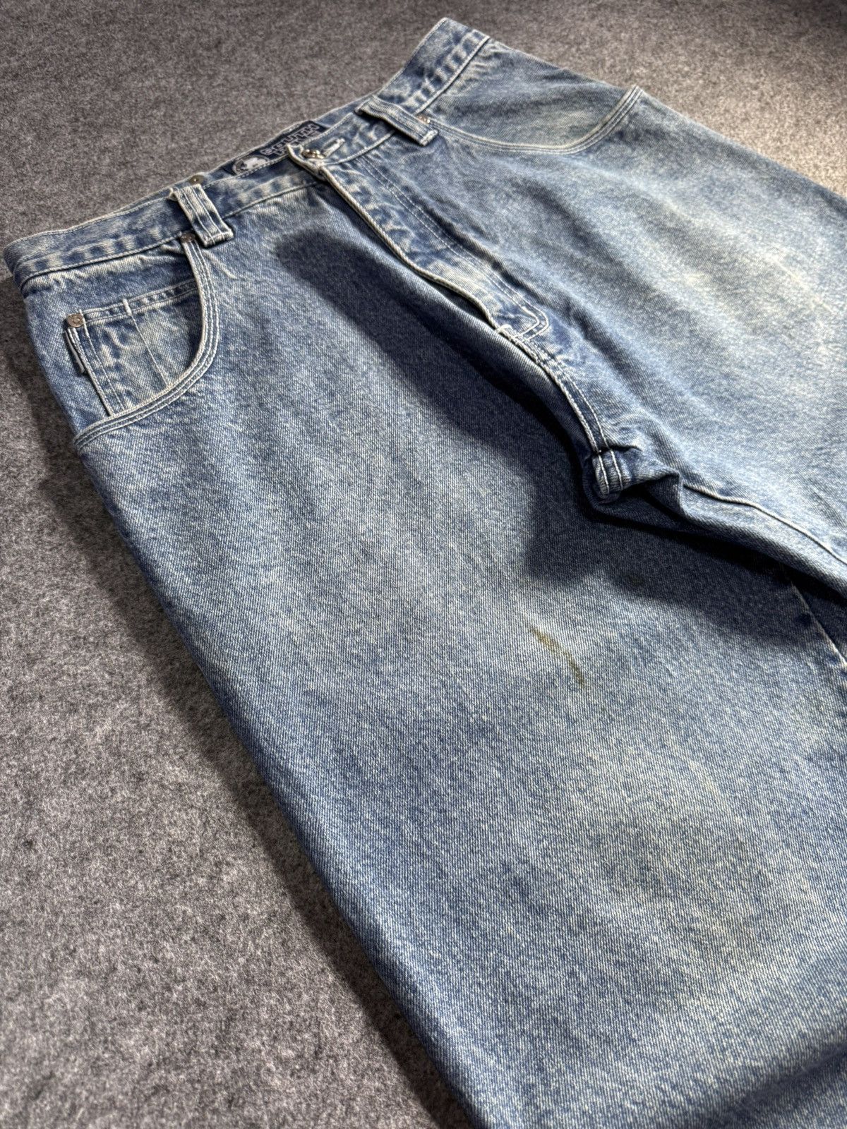 Vintage South Pole Massive Baggy Embroidered Rap Skate Y2k Jeans Size US 32 / EU 48 - 17 Thumbnail