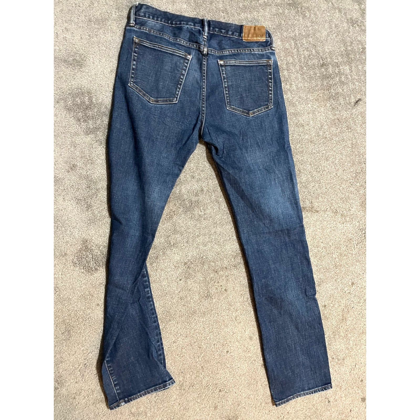 Gap Gap Jeans Men's Slim Fit 30x32 5-Pocket Straight Leg Solid Green 90s USA Gap 1969 Slimming Shirt? Size US 30 / EU 46 - 3 Thumbnail