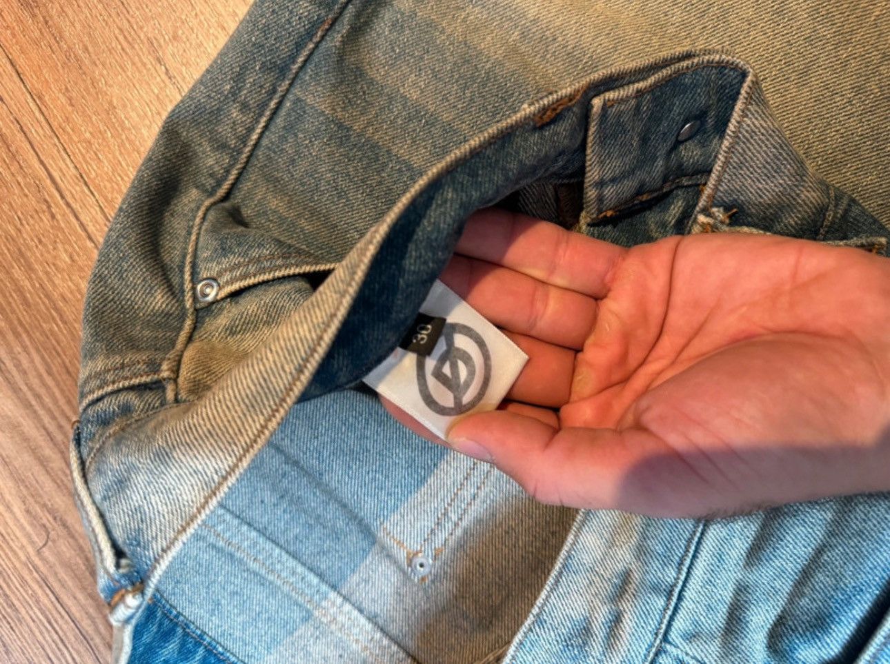 Other Discont D Washed Jeans Shorts Size US 30 / EU 46 - 2 Thumbnail