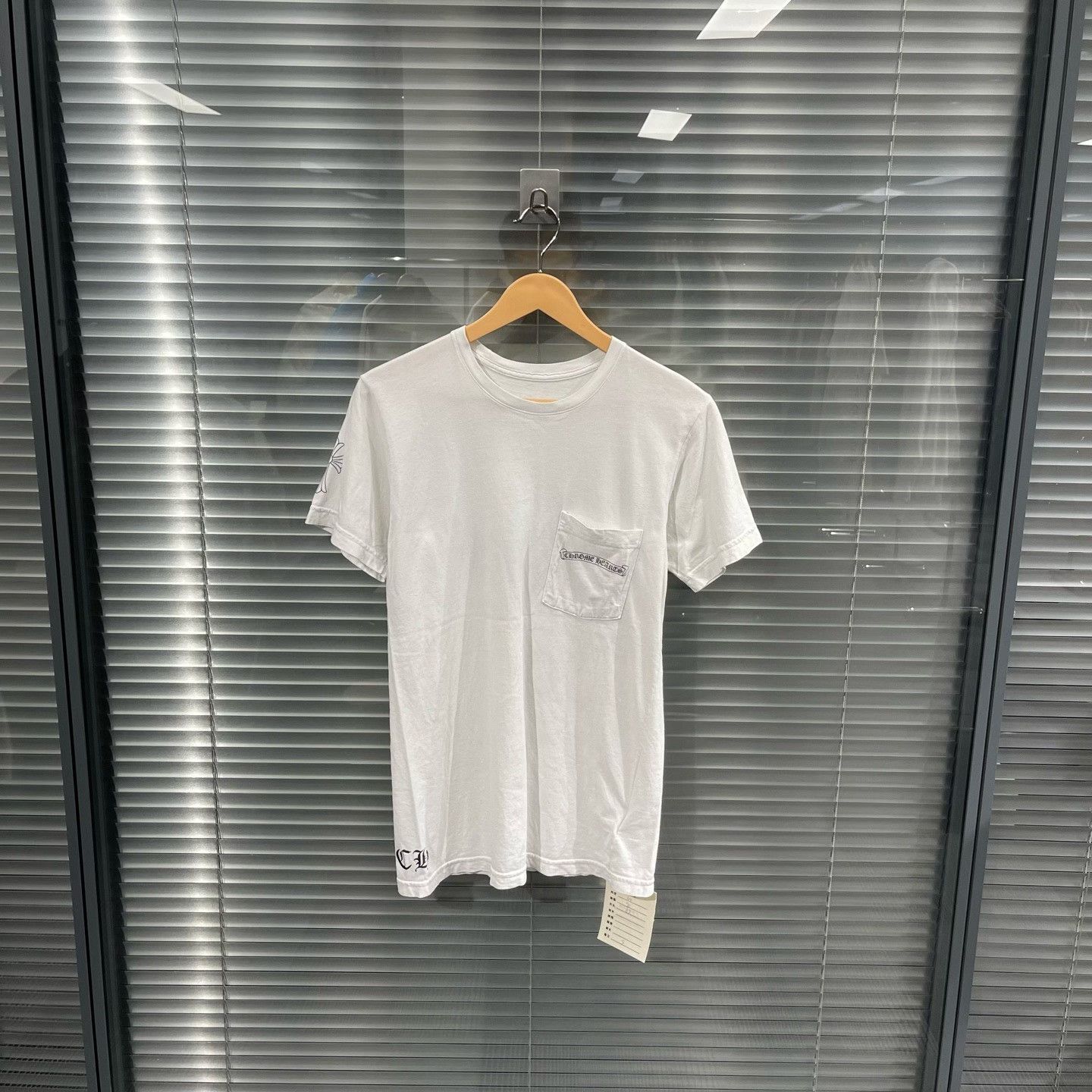 Chrome Hearts Chrome Hearts Classic Cross Print Pocket T-Shirt White Size US S / EU 44-46 / 1 - 2 Thumbnail
