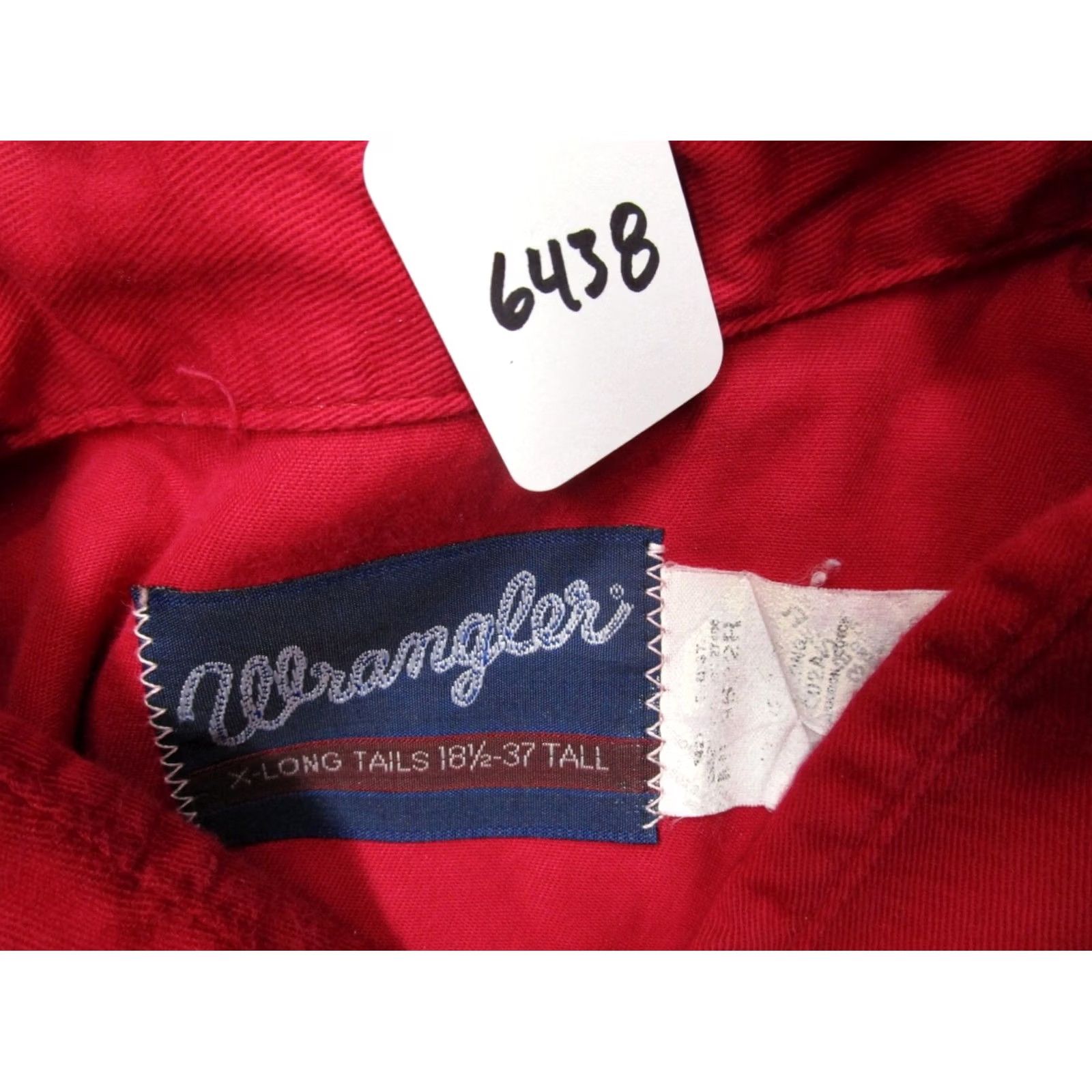 Wrangler VINTAGE Wrangler Shirt Men 2XLT Red Western USA Made 90s Rodeo Button-Up Long Sleeve Collared Shirt Size US XXL / EU 58 / 5 - 7 Thumbnail