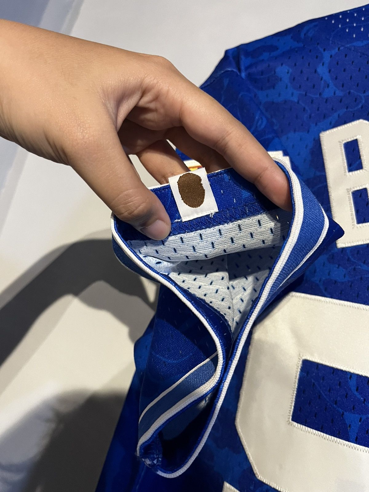 Bape × Mitchell & Ness Bape Mitchell Ness Jersy LA Dodgers Size US M / EU 48-50 / 2 - 8 Thumbnail