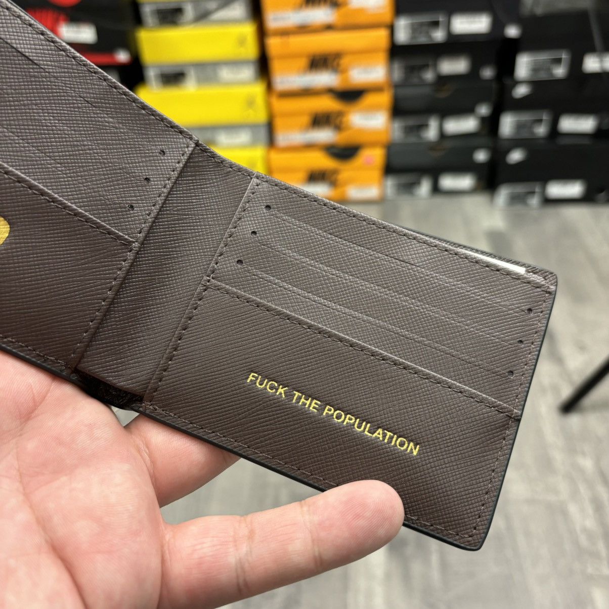 Fuck The Population × G59 Records FTP REPETE WALLET BROWN FUCKTHEPOPULATION Size ONE SIZE - 4 Thumbnail
