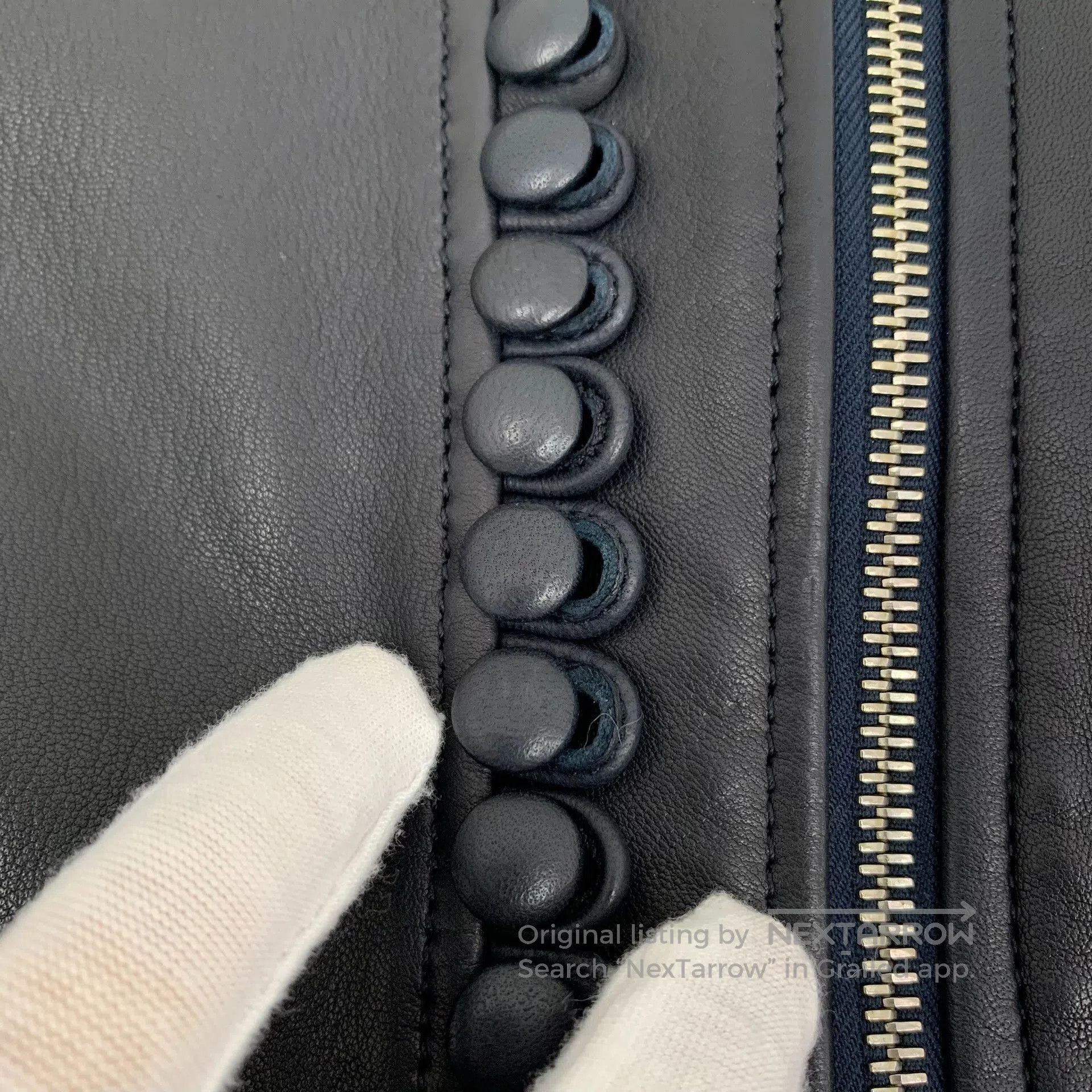 Dior Dior Black Sheepskin Leather Jacket. Size XS / US 0-2 / IT 36-38 - 8 Thumbnail