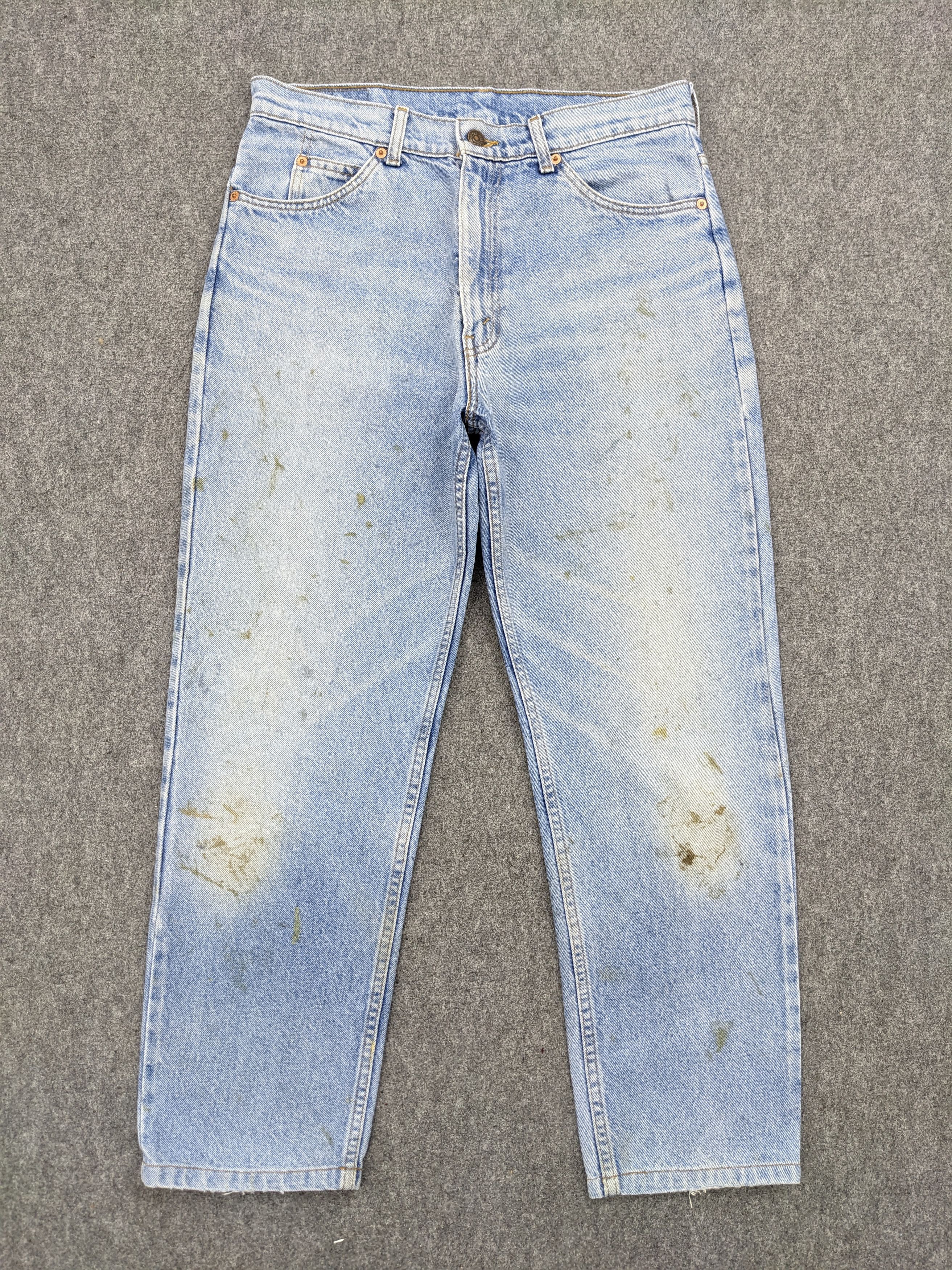 Levi's × Vintage Vintage 80s Levis 310 Orange Tabs Jeans DJ0025Z Size US 35 - 1 Thumbnail