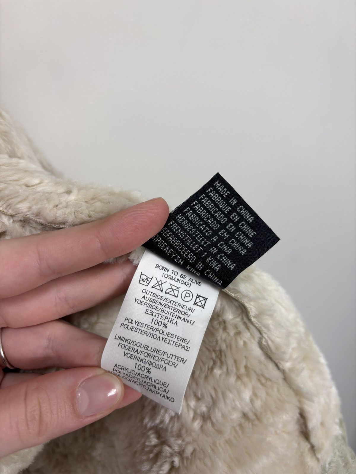 Quiksilver Vintage Quiksilver Men’s Pale Green Sheepskin Jacket Coat Size US L / EU 52-54 / 3 - 15 Thumbnail