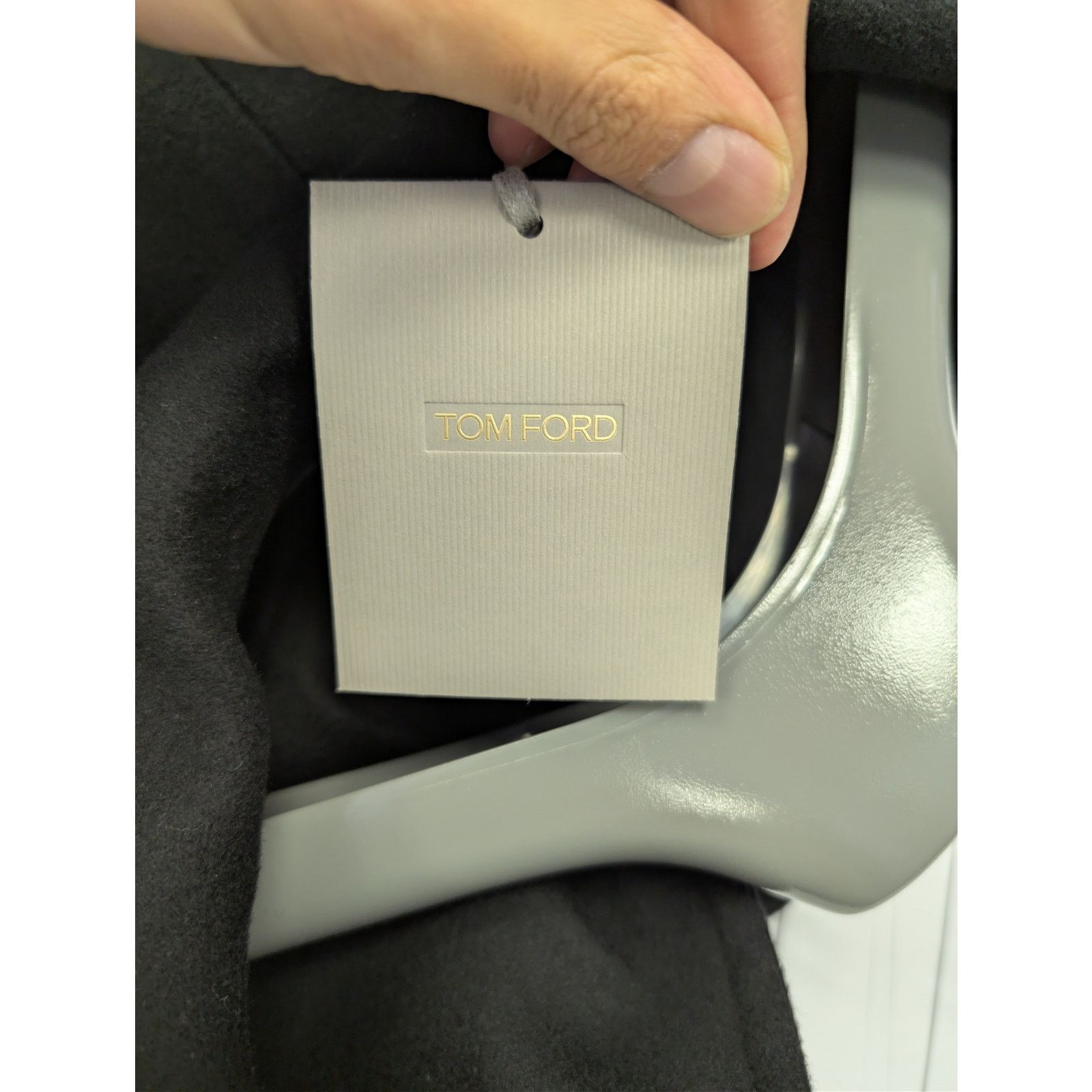 Tom Ford o1rshd1 Long Heavy Coat in Black Size US M / EU 48-50 / 2 - 21 Thumbnail