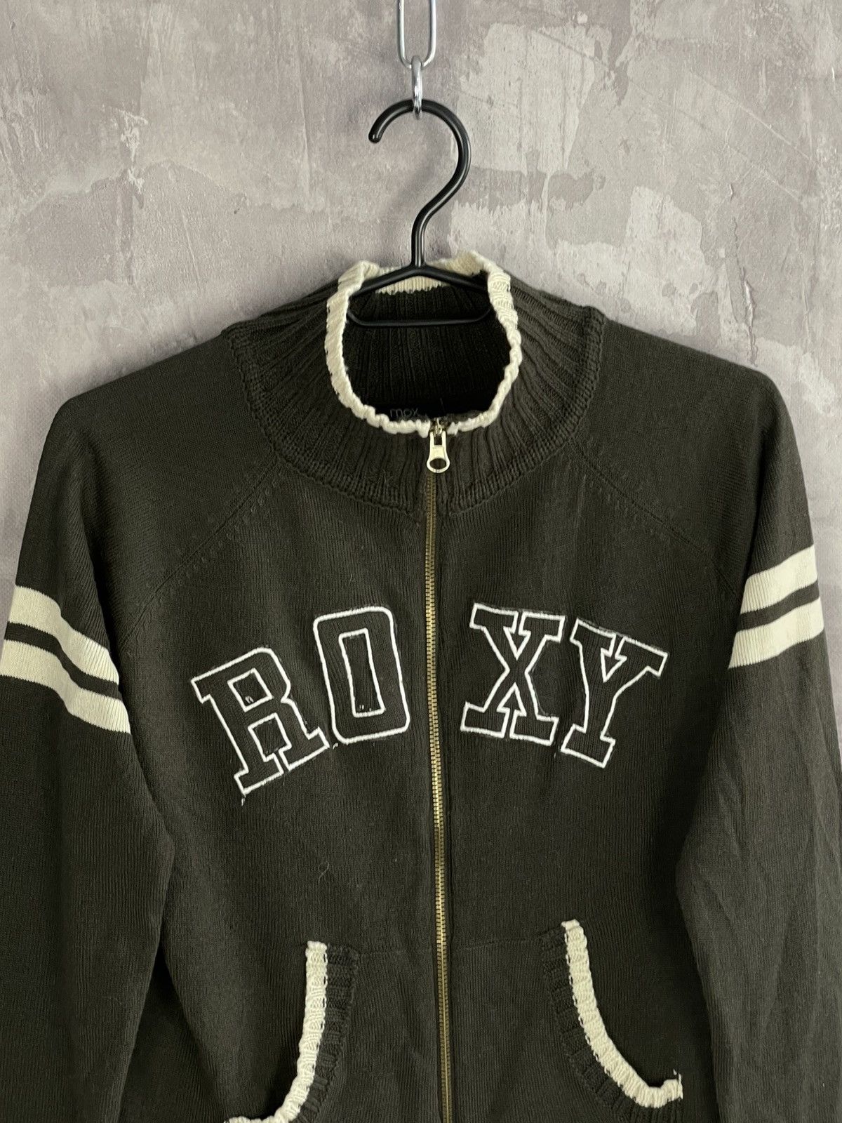 Japanese Brand × Quiksilver Roxy Y2K Knit 1/3 Zip Archive Type Sweater Size M / US 6-8 / IT 42-44 - 7 Thumbnail