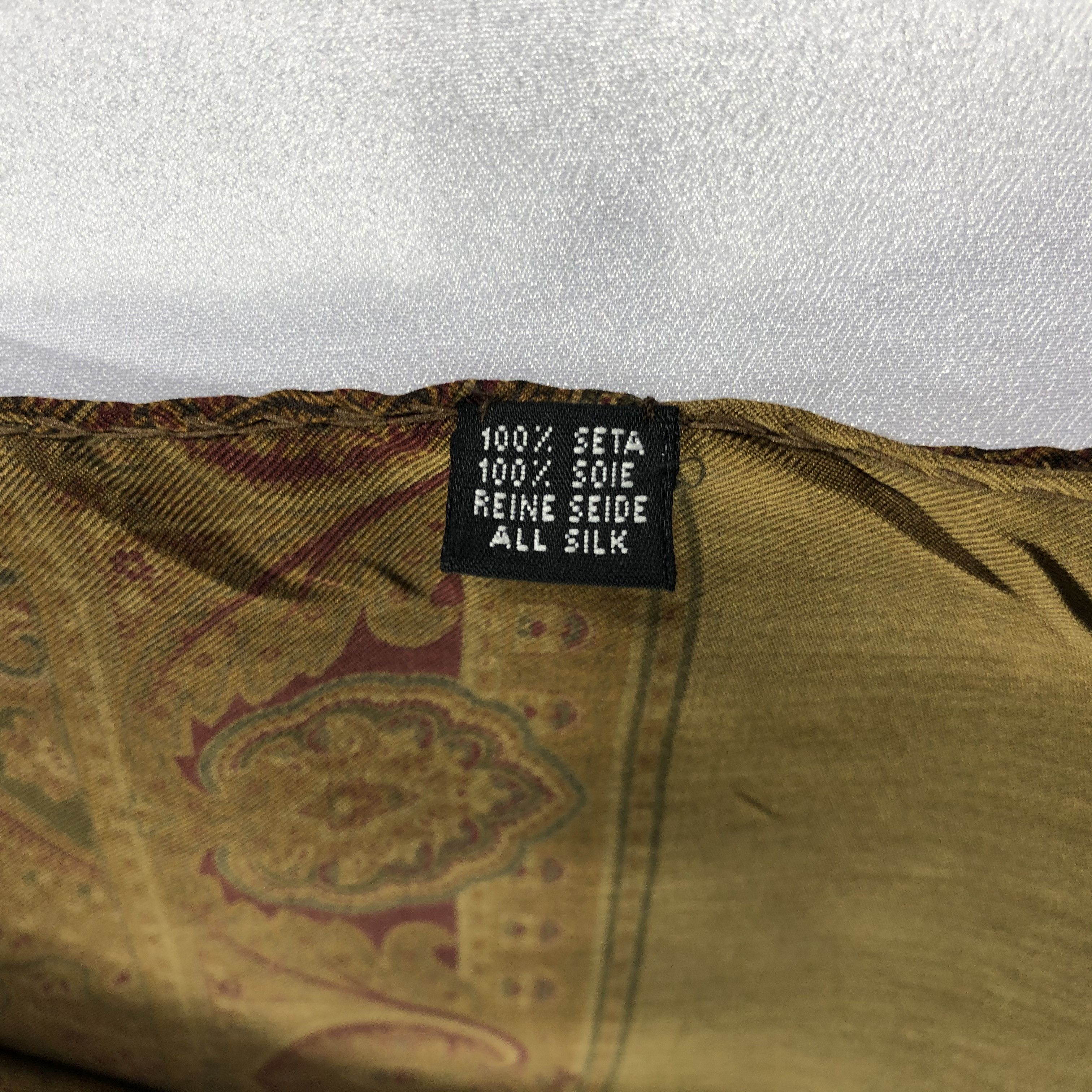 Vintage Vintage Alpha Cubic Silk Scarf Size ONE SIZE - 5 Thumbnail