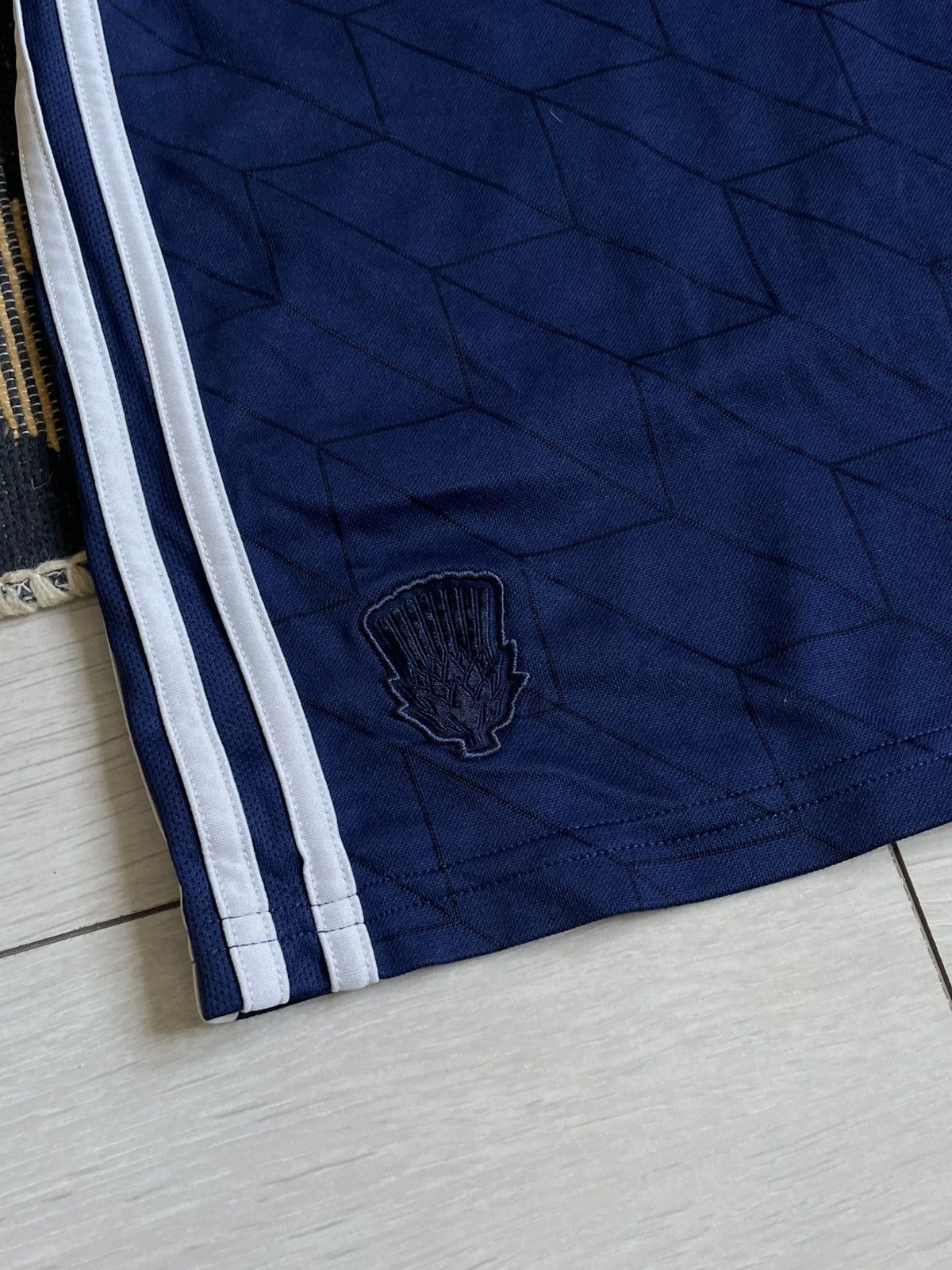 Adidas Adidas Scotland 2017-19 Blockcore Soccer Jersey Size US L / EU 52-54 / 3 - 6 Thumbnail
