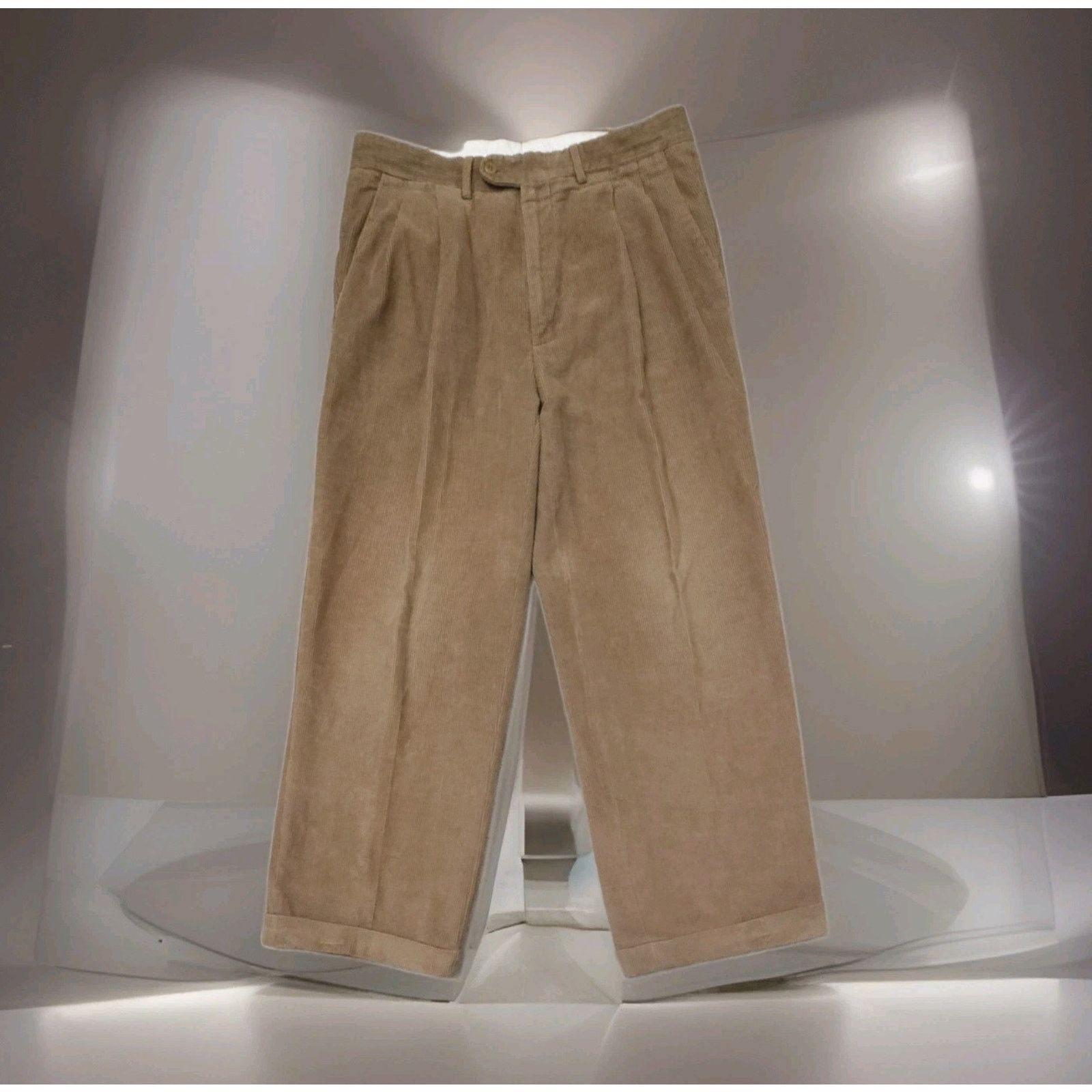 Ermenegildo Zegna ERMENEGILDO ZEGNA Soft Brown Corduroy Casual Pant 32×27 Size US 32 / EU 48 - 4 Thumbnail