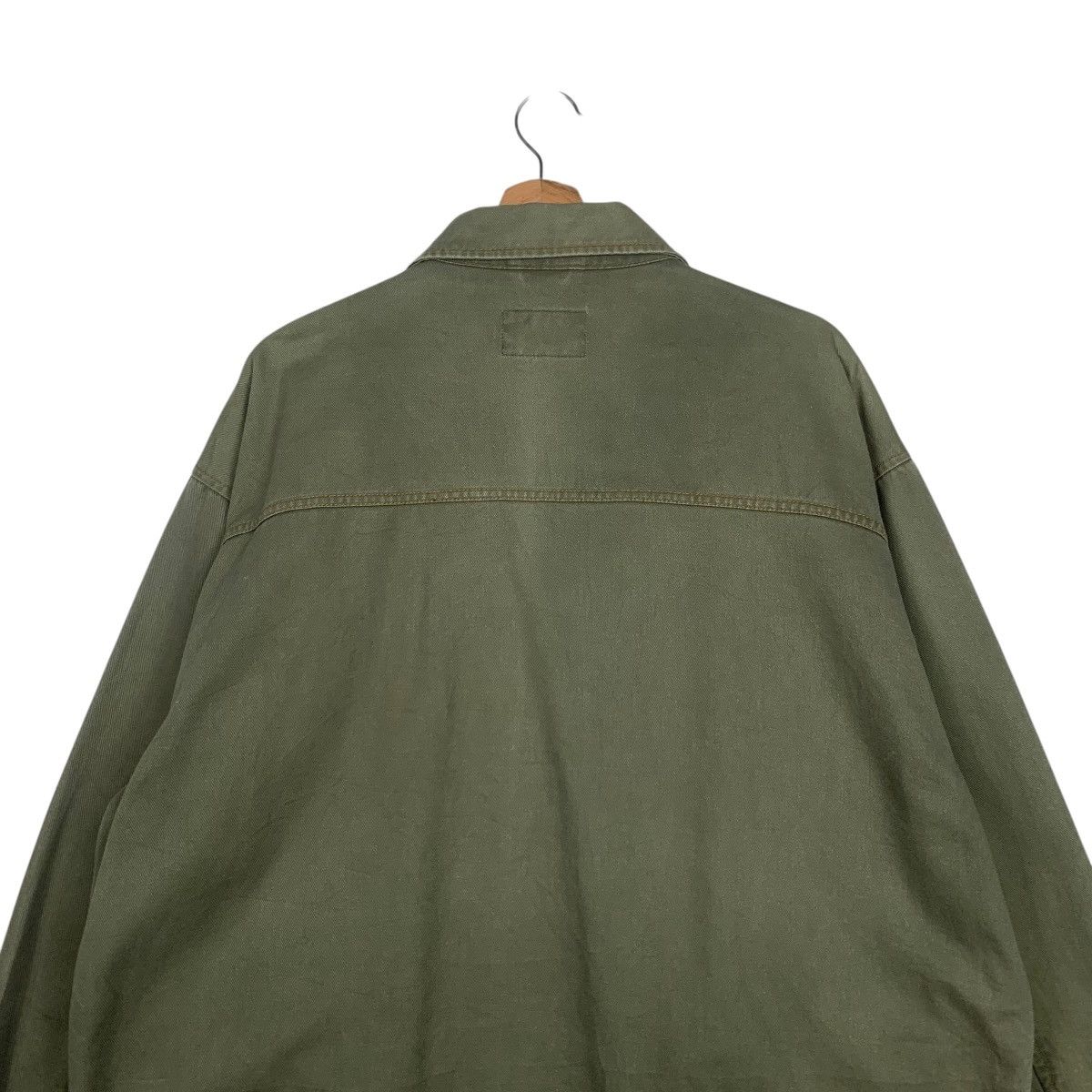 Japanese Brand MAUI And Sons Double Pocket Green Chore Jacket #1804-C16 Size US XL / EU 56 / 4 - 8 Thumbnail
