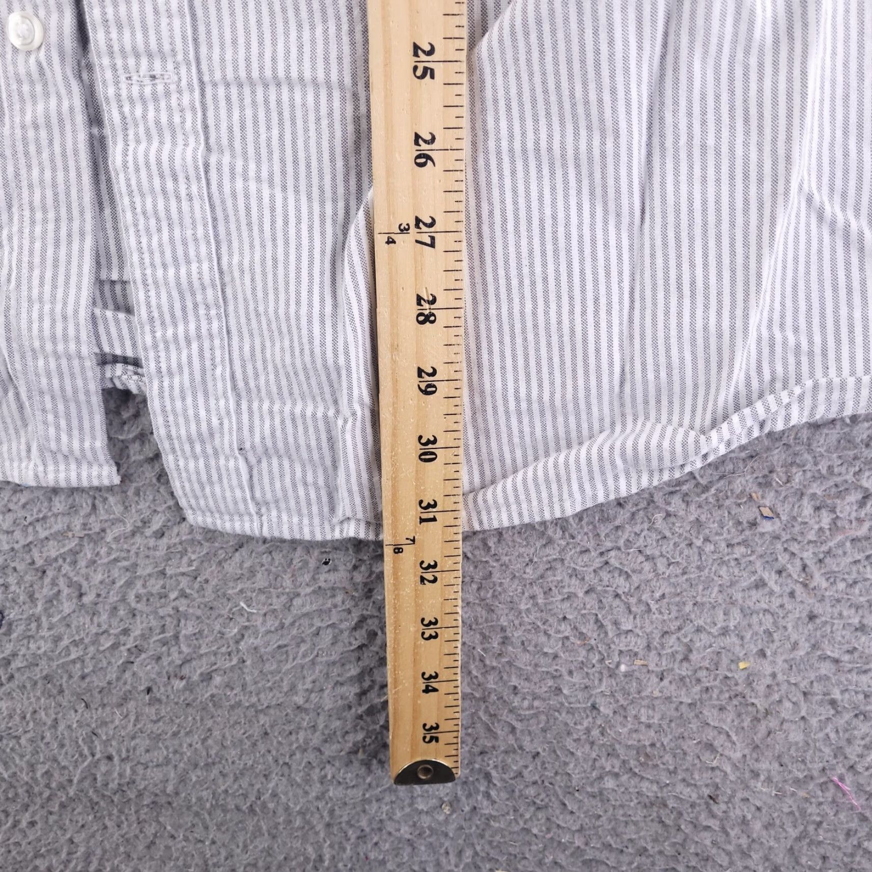 Vintage Goodthreads Shirt Men 2XL White Oxford Stripe Slim Cotton Long Sleeve Button Up Shirt Mens Slim 2XL White Striped Oxford Button-Up Size US XXL / EU 58 / 5 - 6 Thumbnail