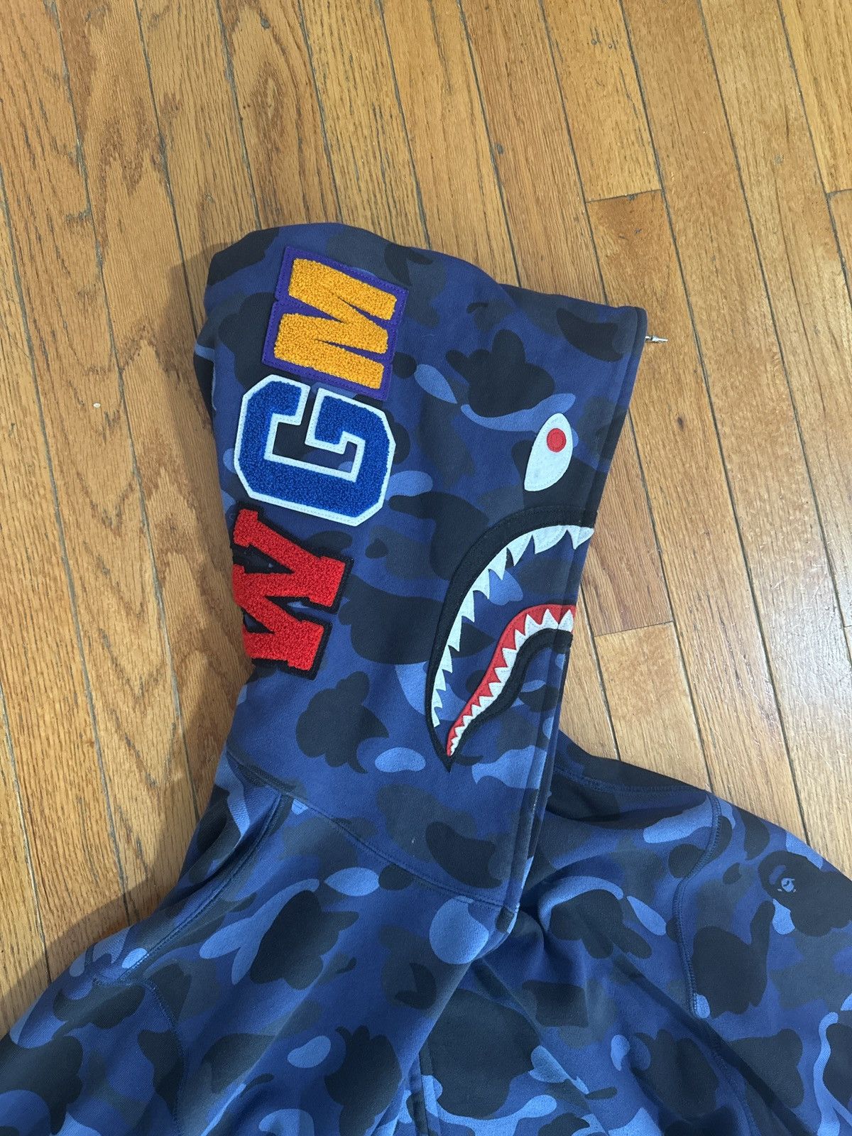 Bape Color Camo Shark Full Zip Hoodie Size US XXL / EU 58 / 5 - 4 Thumbnail