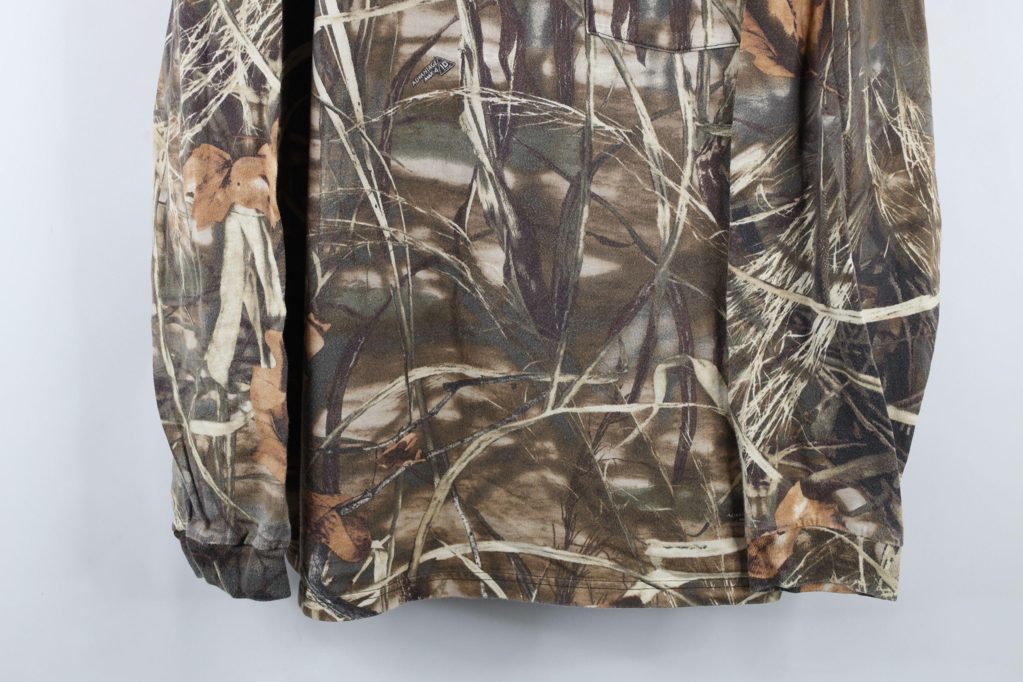 Vintage Vintage Streetwear Camouflage Long Sleeve Henley T-Shirt Size US XXL / EU 58 / 5 - 3 Thumbnail