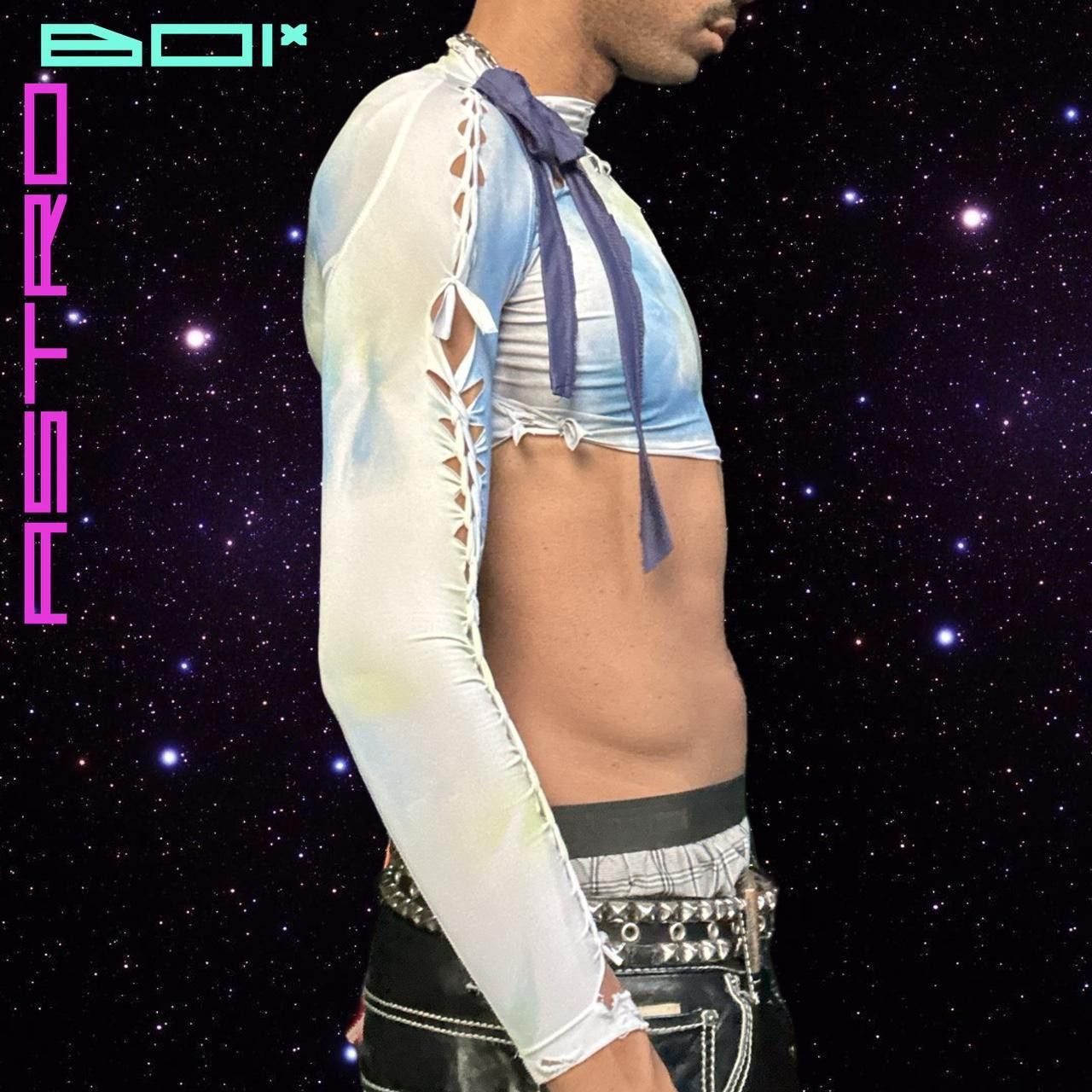 Other ASTROBOI* Tri Colored Asymmetric Bow Dancer Top - Medium Size US M / EU 48-50 / 2 - 3 Thumbnail