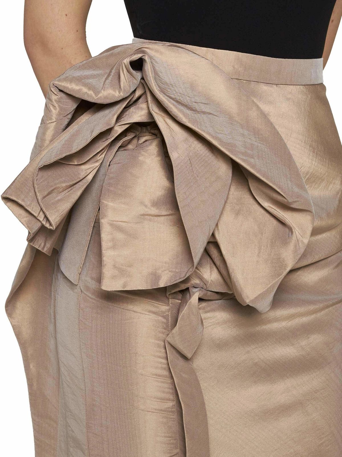 Maison Margiela o1y0625 Midi Skirt in Sand Size 27" / US 4 / IT 40 - 2 Thumbnail