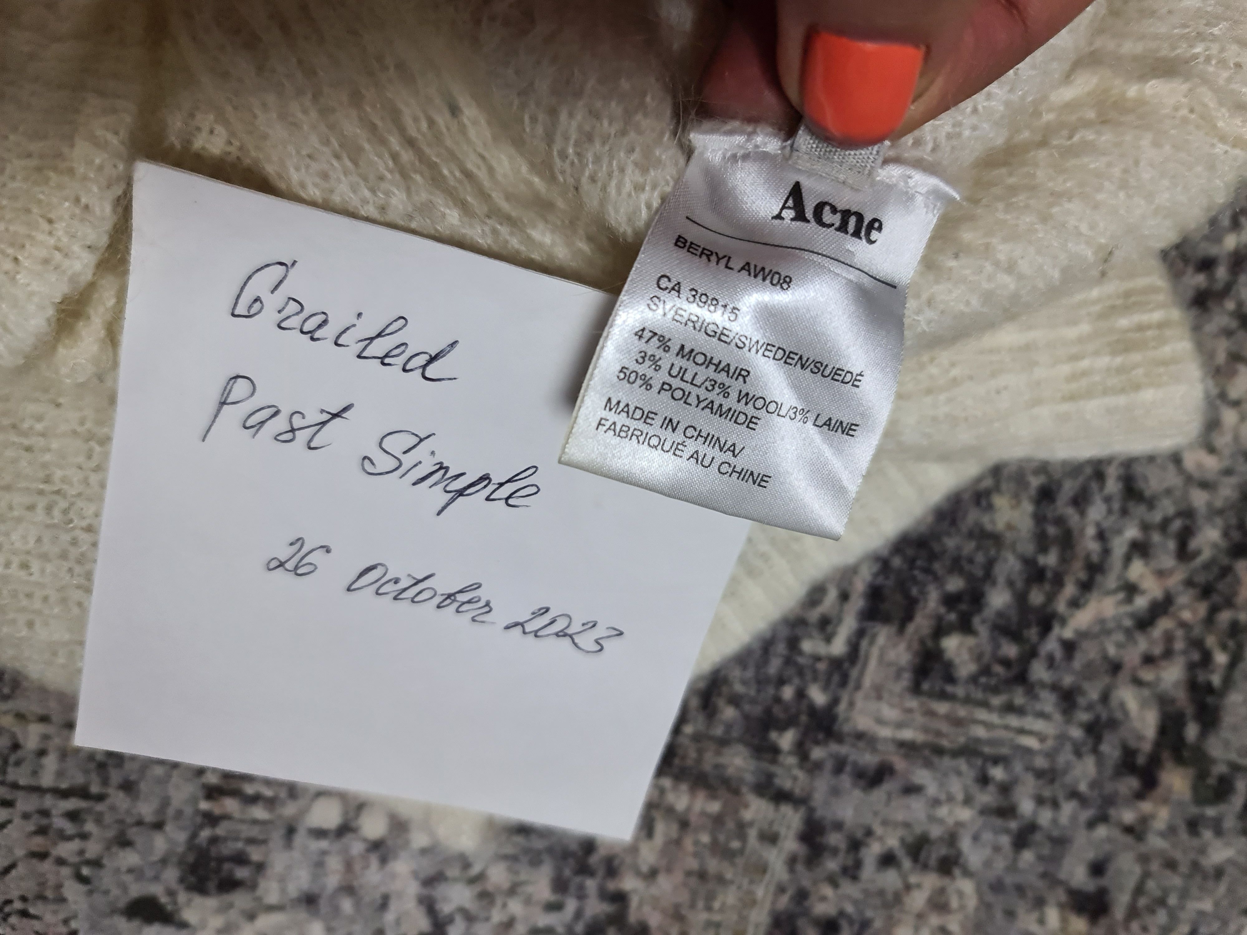 Acne Studios Acne Studios BERYL AW08 Women’s Mohair Knit Cardigan Size S / US 4 / IT 40 - 7 Thumbnail