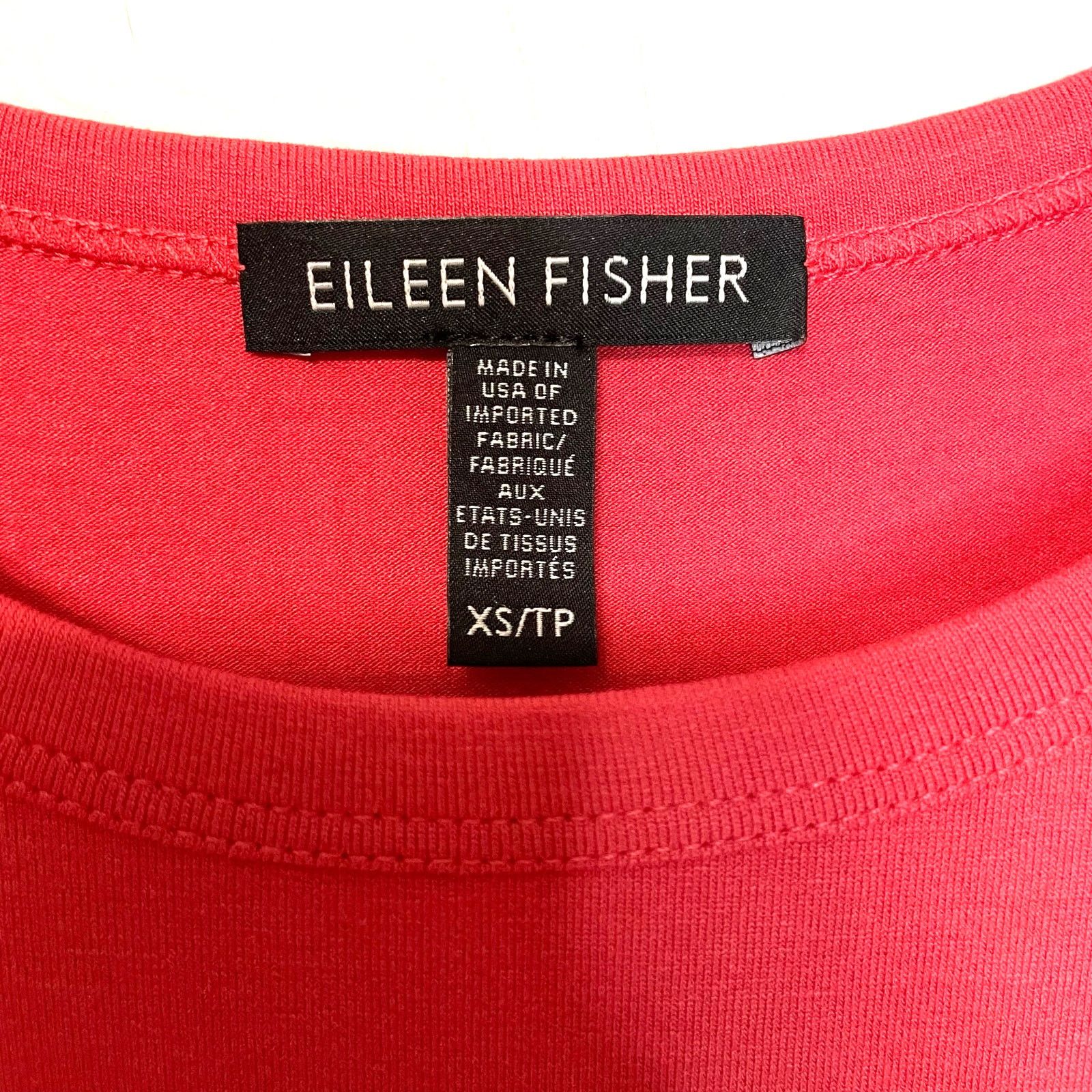 Eileen Fisher Eileen Fisher Pink Shirt Dress XS Womens Short Sleeve Casual Size XS / US 0-2 / IT 36-38 - 4 Thumbnail