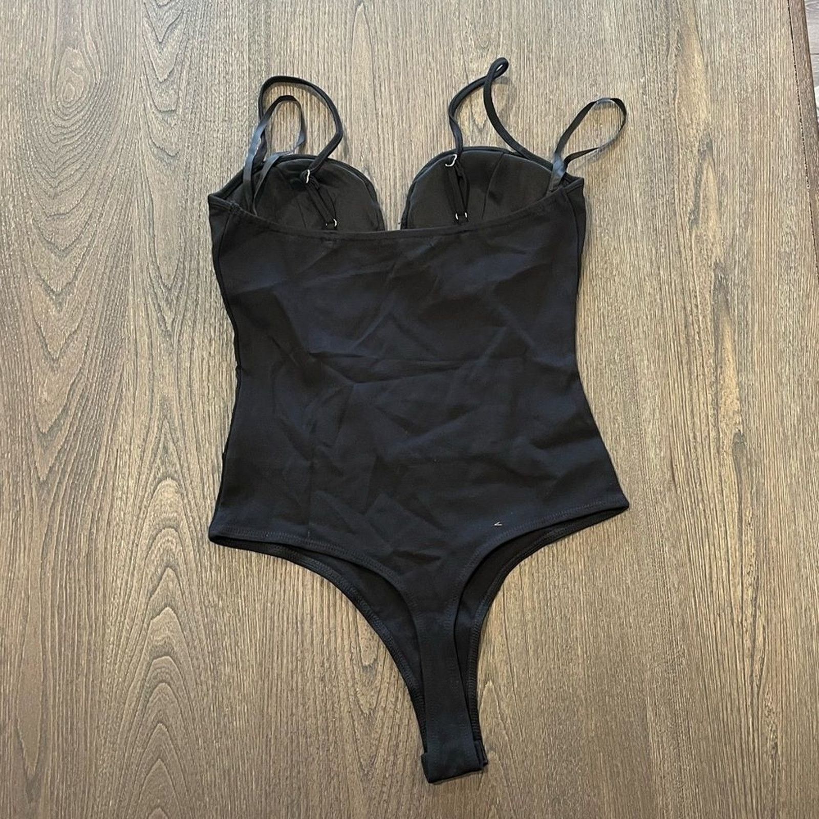 Guess NWOT Guess Los Angeles Black Corset Bodysuit Sz S Size S / US 4 / IT 40 - 8 Thumbnail