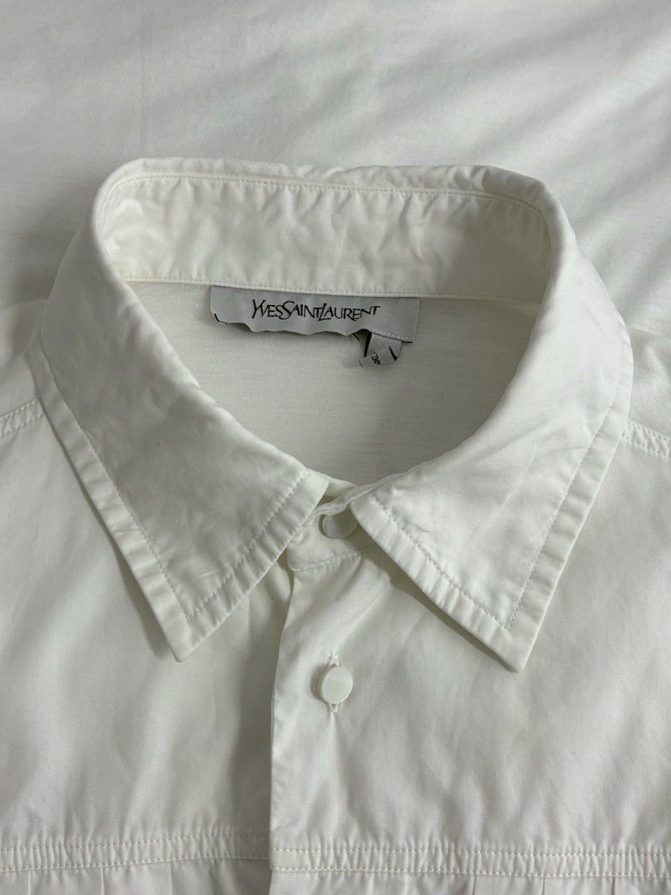 Yves Saint Laurent Yves Saint Laurent by Tom Ford Pleated Dress Shirt Size US M / EU 48-50 / 2 - 20 Thumbnail