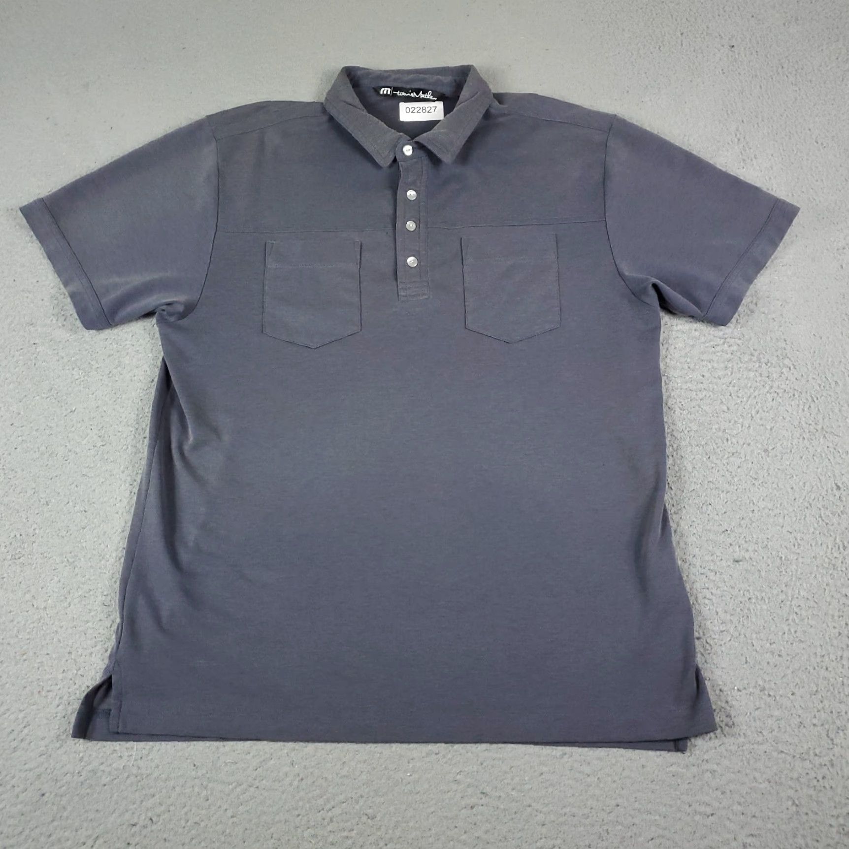 TravisMathew Travis Mathew Polo Shirt Mens Large Gray Casual Short Sleeve Activewear Size US L / EU 52-54 / 3 - 2 Thumbnail