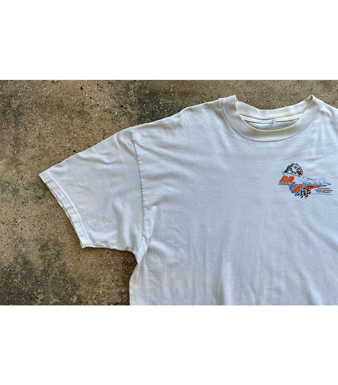 Vintage 90's Vintage R&R Cycle Inc. T-Shirt Size US XL / EU 56 / 4 - 3 Thumbnail