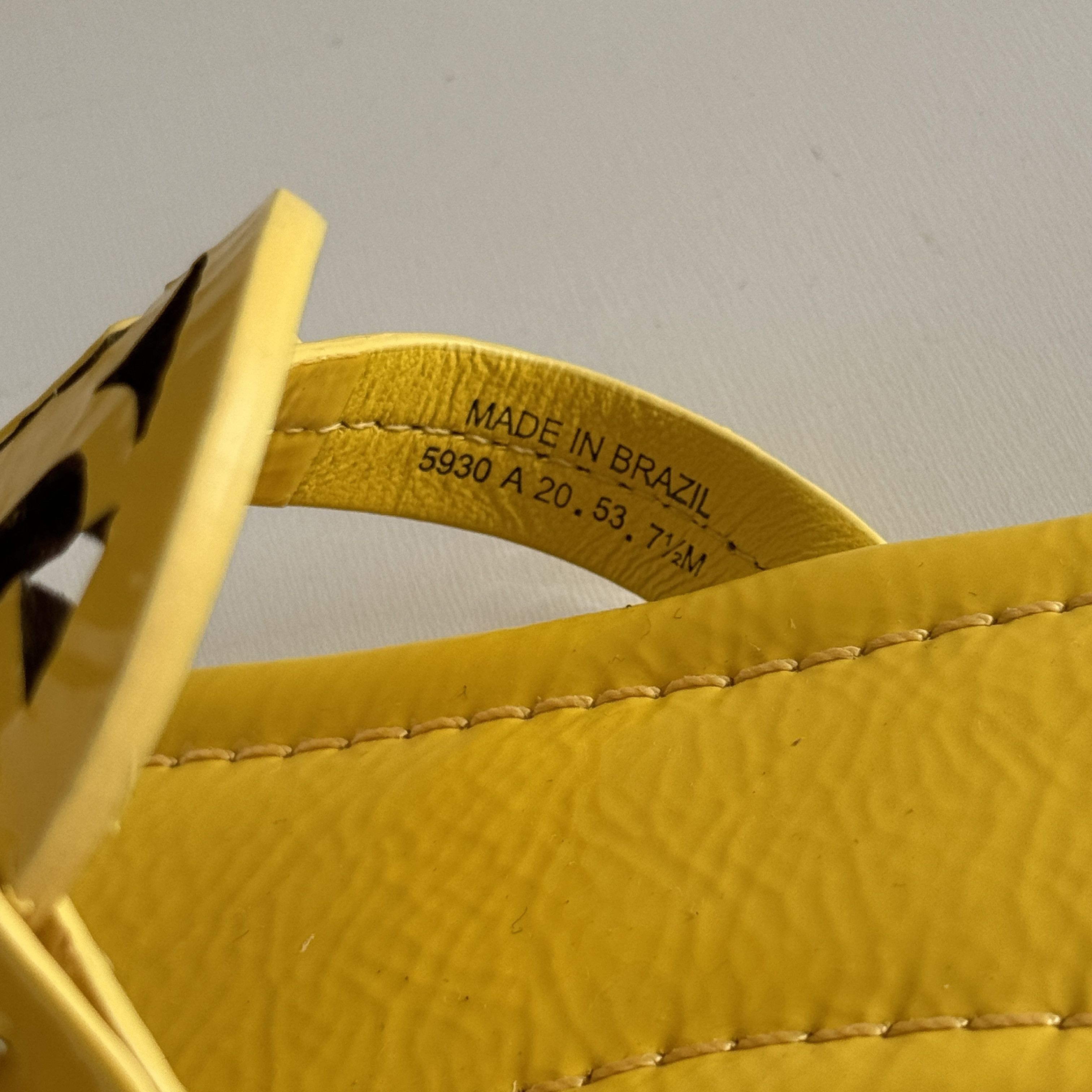 Tory Burch Tory Burch Miller Flip Flops Limone Yellow Sandals*NEW! Size US 7.5 / IT 37.5 - 7 Thumbnail