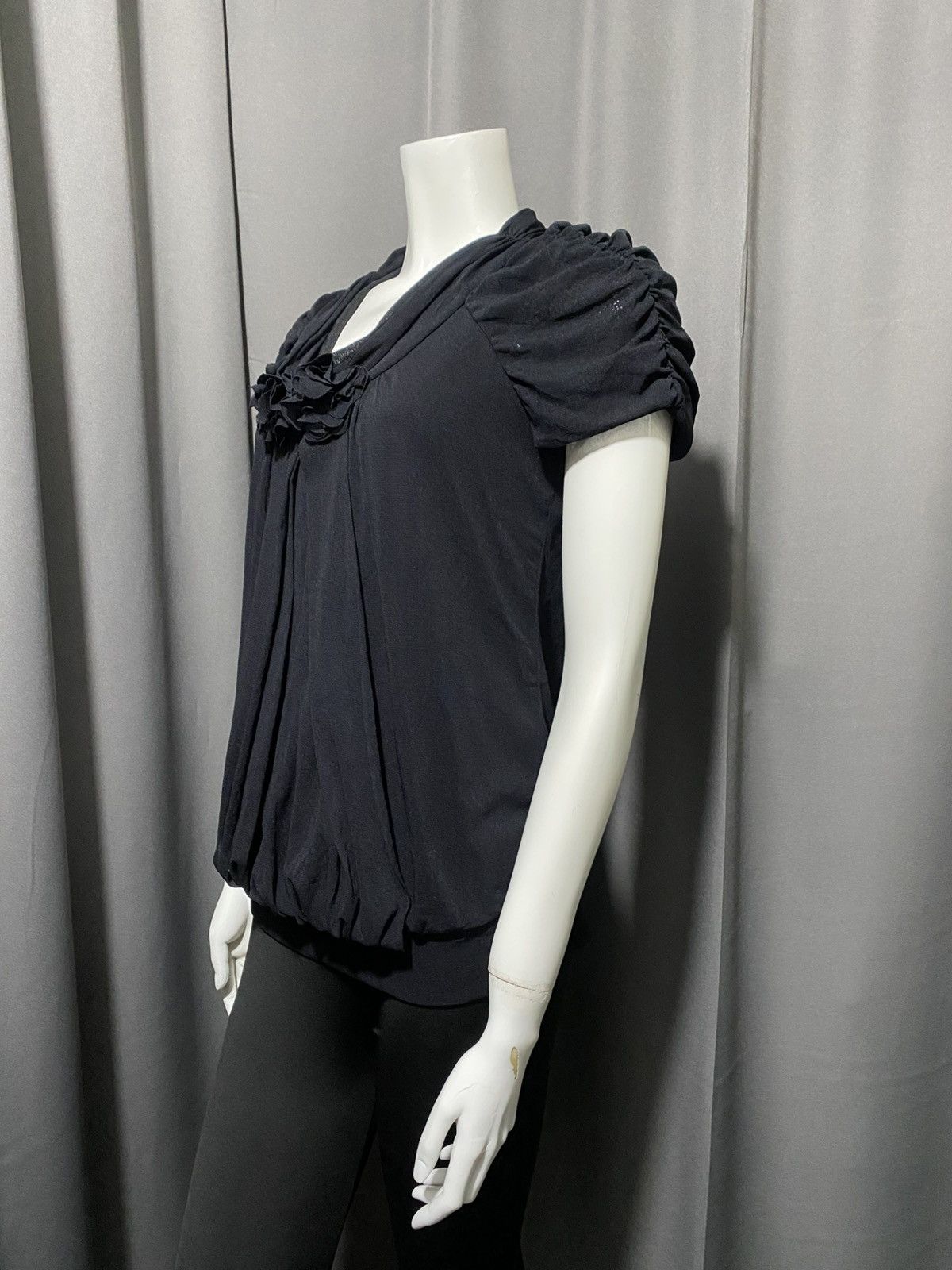 Vivienne Tam 2000s Vivienne Tam Sheer Floral Blouse Size L / US 10 / IT 46 - 12 Thumbnail