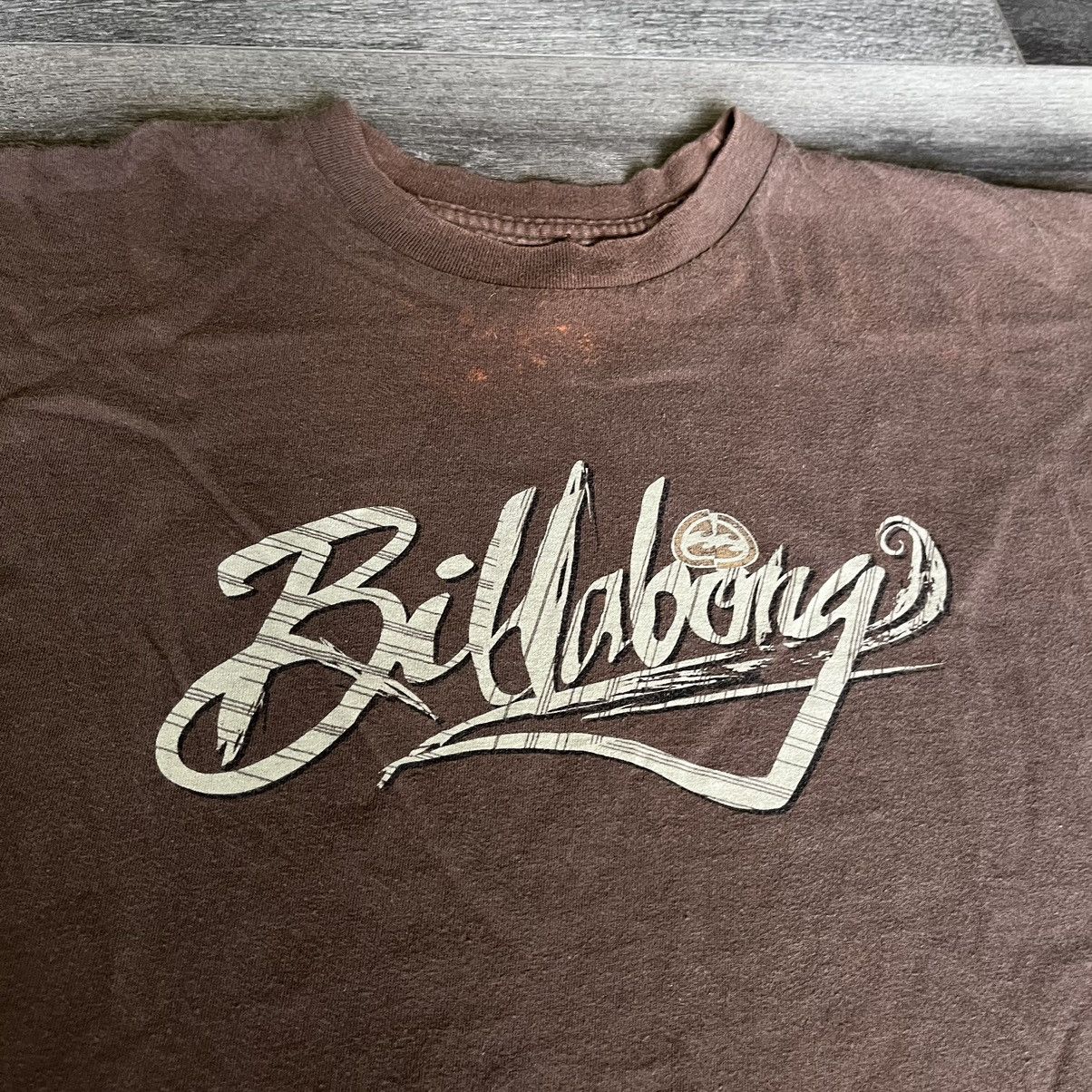 Billabong × Vintage Vintage 2000s Billabong Affliction Style Skate Y2K Logo Tee Size US XL / EU 56 / 4 - 2 Thumbnail